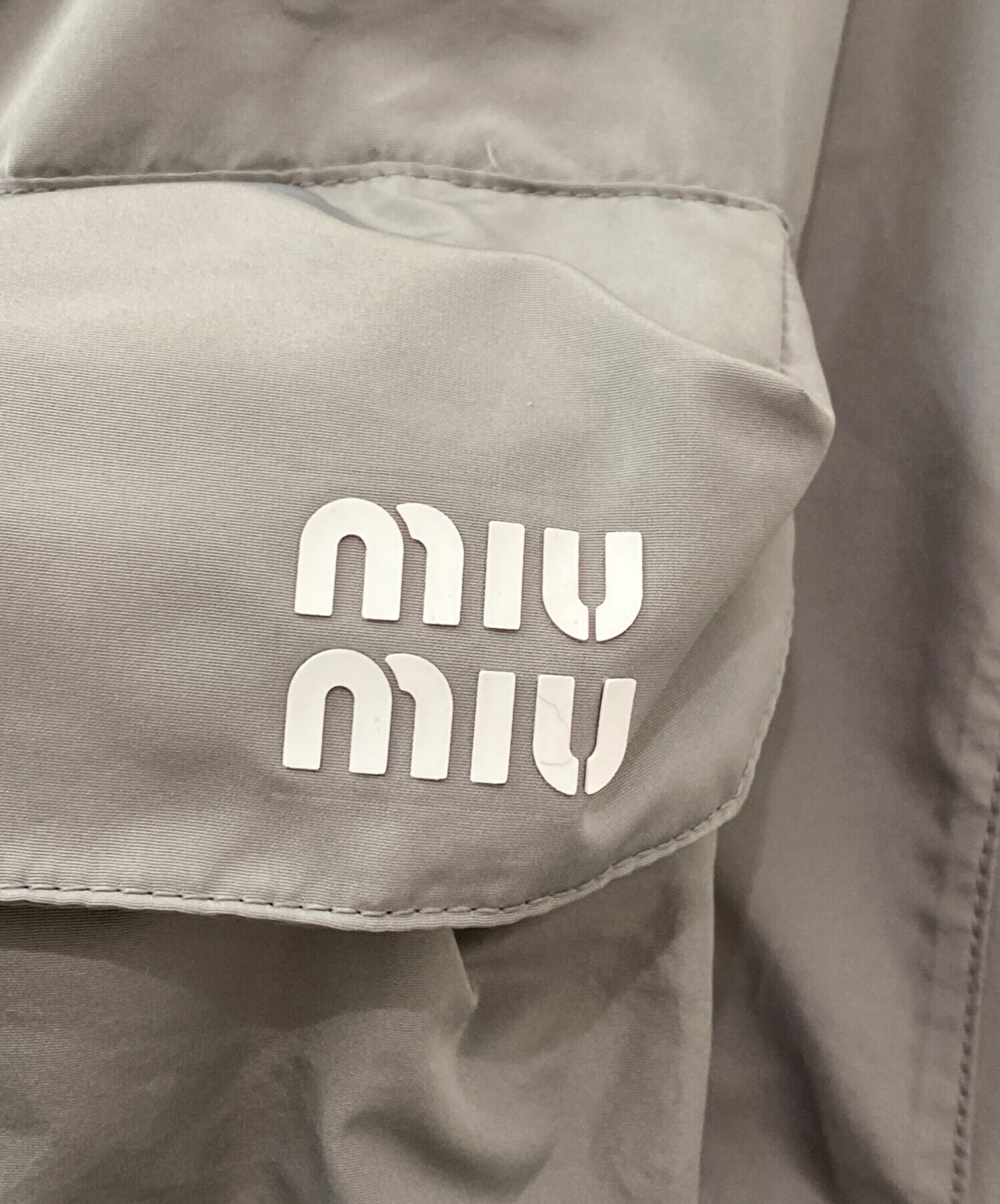中古・古着通販】MIU MIU (ミュウミュウ) TELA TEC JACKET グレー