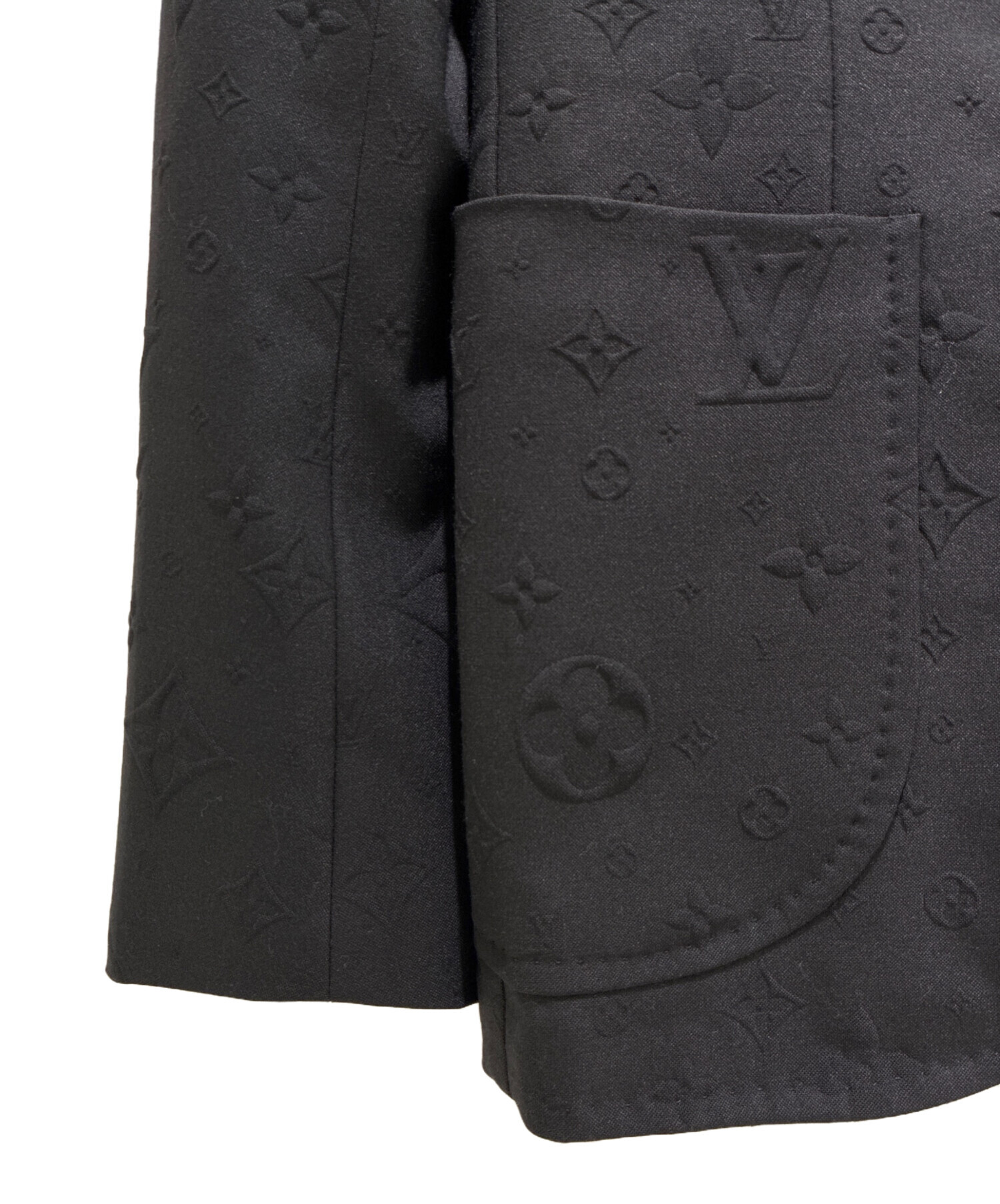 ア*ん様 LOUIS VUITTON テーラードジャケット ブラック　52 ＸＬ LOUIS VUITTON - 美品 ルイヴィトン LOUIS VUITTON ジャケット