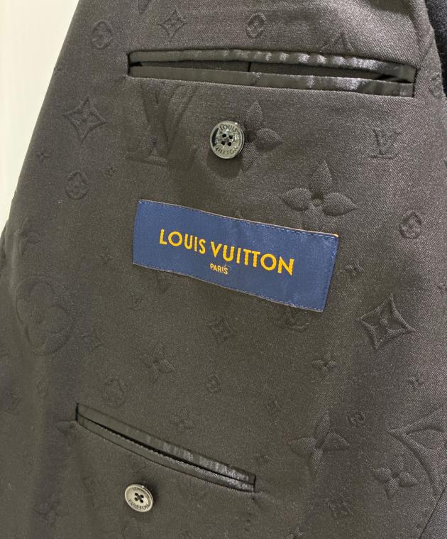 Louis Vuitton プリントテーラードジャケット 美品 中古・古着通販】LOUIS VUITTON (ルイ ヴィトン) モノグラムテーラード