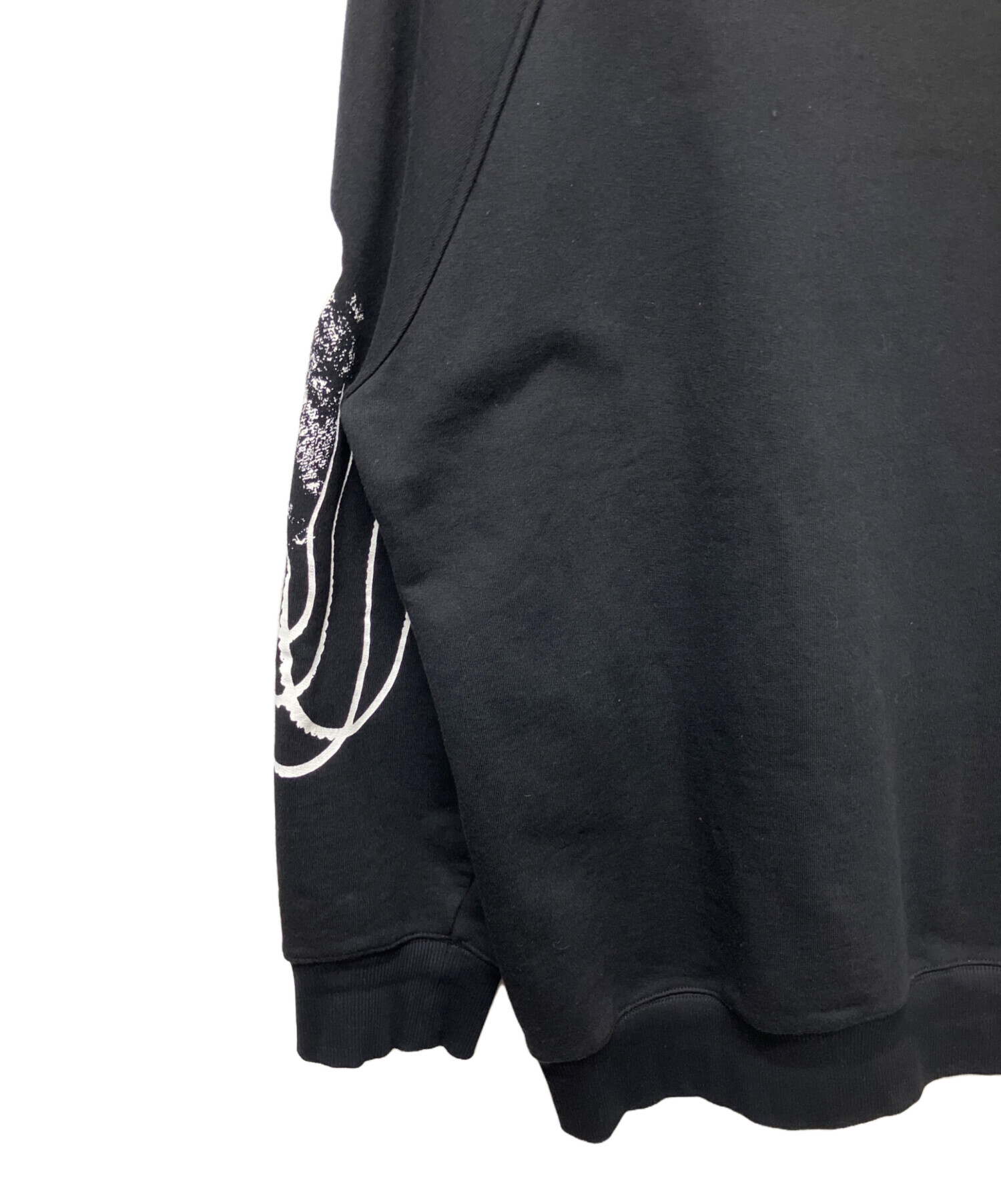 中古・古着通販】PRADA (プラダ) プレートロゴスウェット ブラック