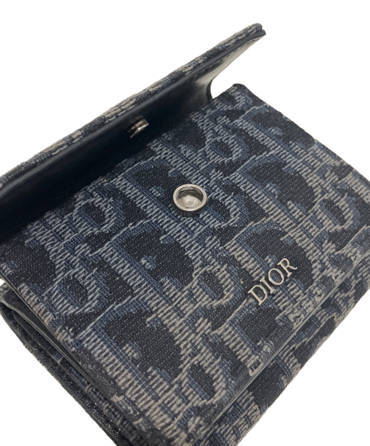 中古・古着通販】Dior (ディオール) オブリーク コンパクトウォレット