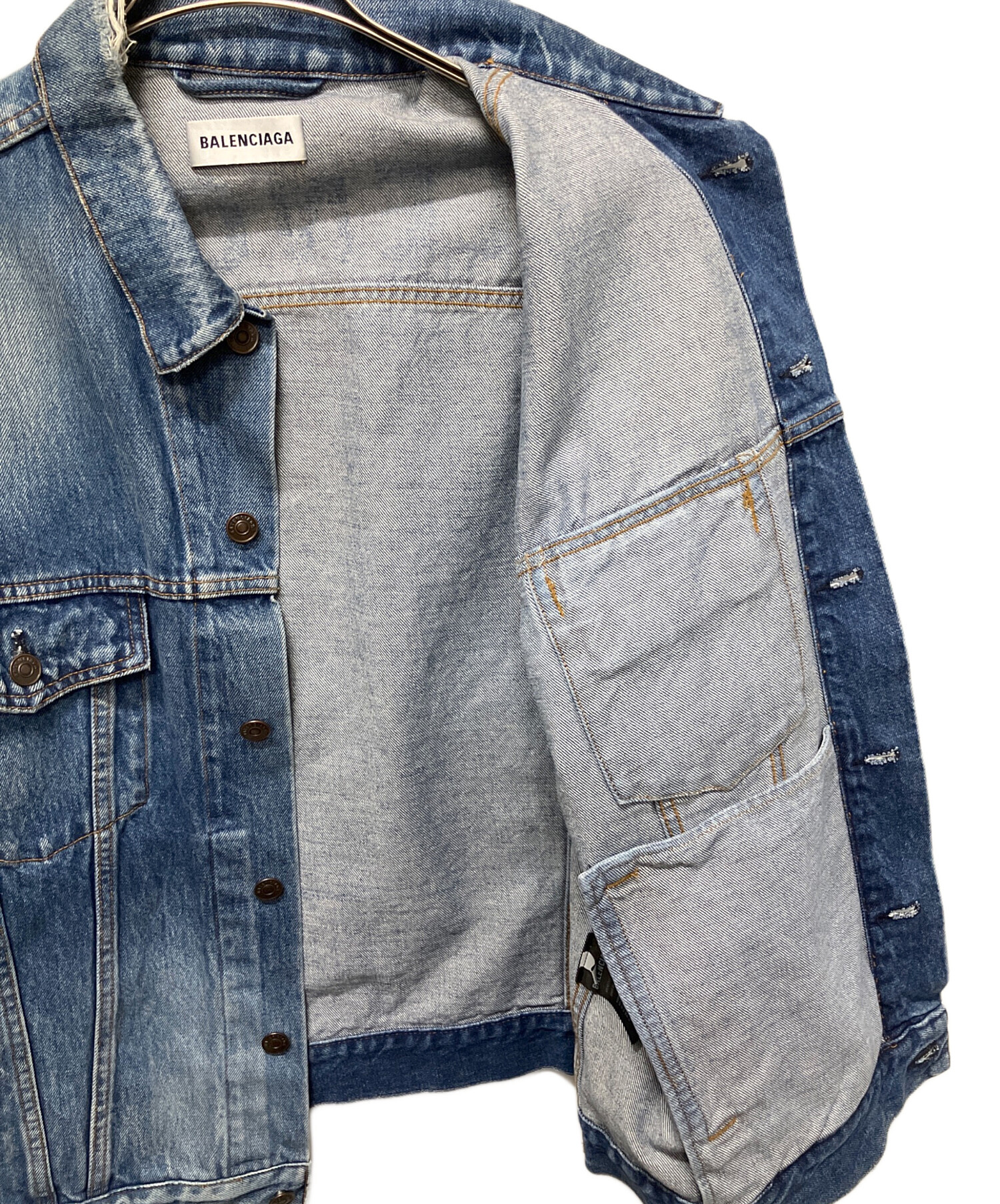 中古・古着通販】BALENCIAGA (バレンシアガ) クラッシュ加工 バック