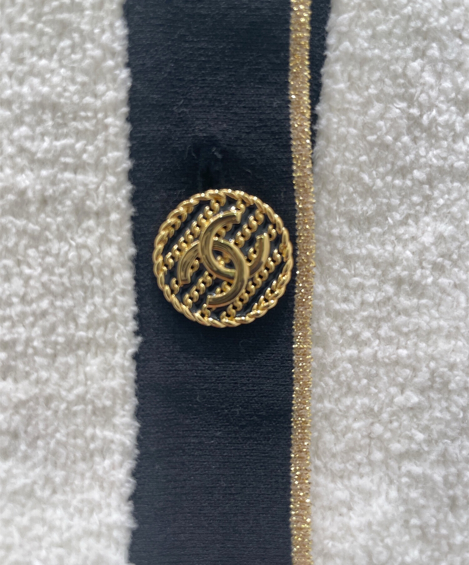 中古・古着通販】CHANEL (シャネル) ココマークパイルカーディガン