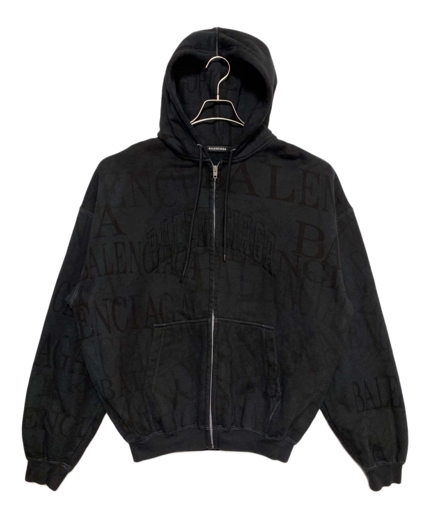 中古・古着通販】BALENCIAGA (バレンシアガ) ロゴジップパーカー