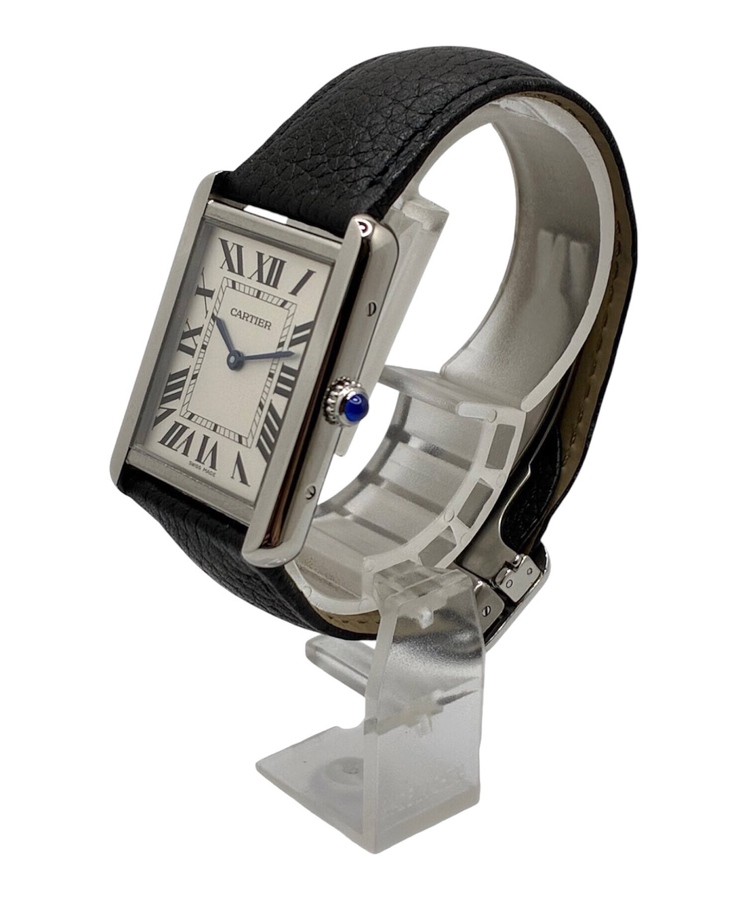 【1年保証】カルティエ CARTIER タンクソロLM 腕時計 ステンレススチール  中古 CARTIER カルティエ タンクソロLM 腕時計 ステンレススチール W520003