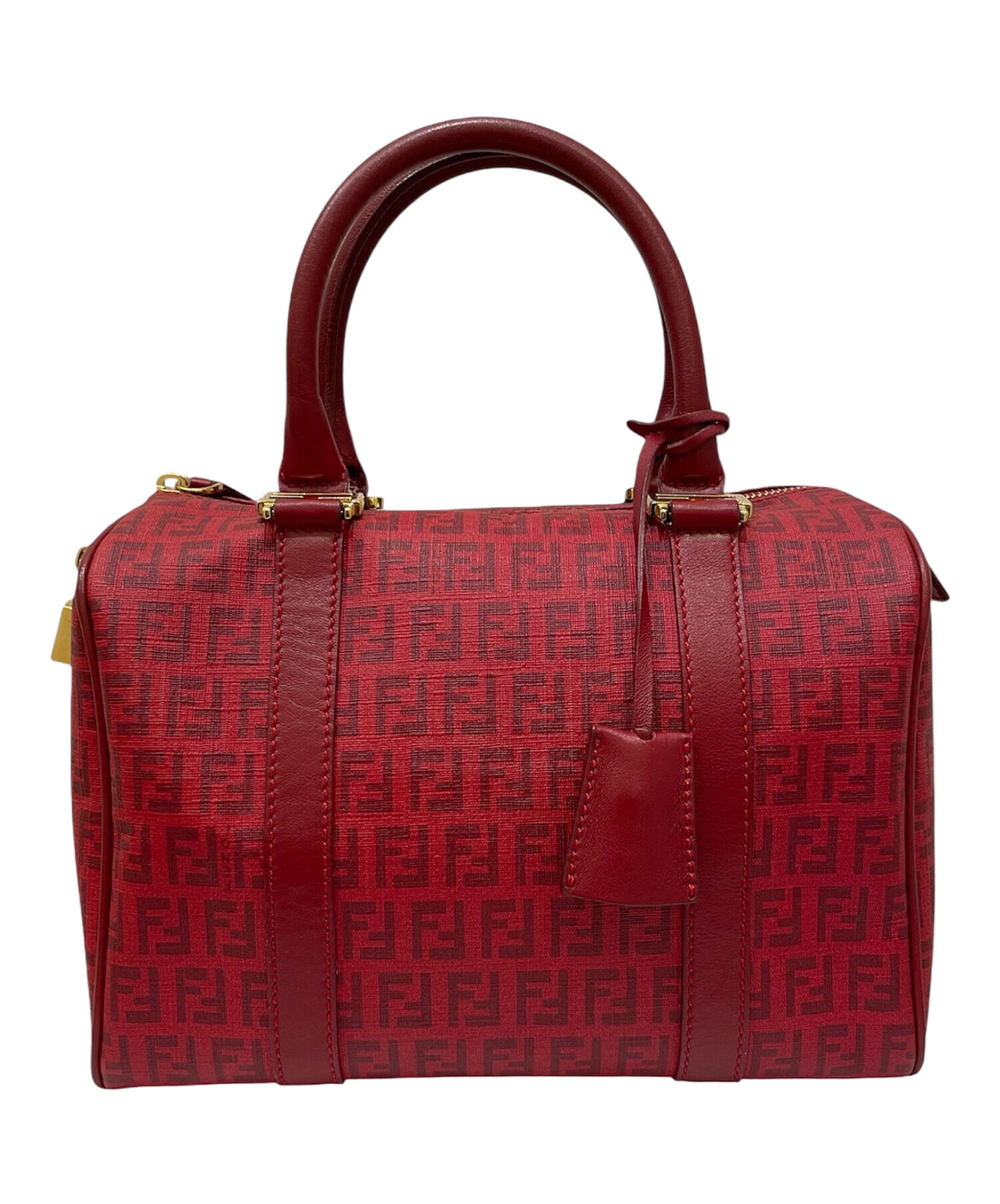 中古・古着通販】FENDI (フェンディ) ズッキーノ柄 ミニボストンバッグ