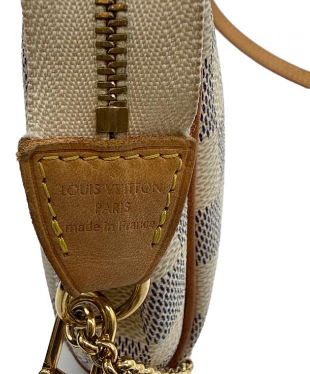 ルイヴィトン　ダミエ　アズール　エヴァポーチ LOUIS VUITTON（ルイ・ヴィトン） ルイ ヴィトン ダミエ エヴァ