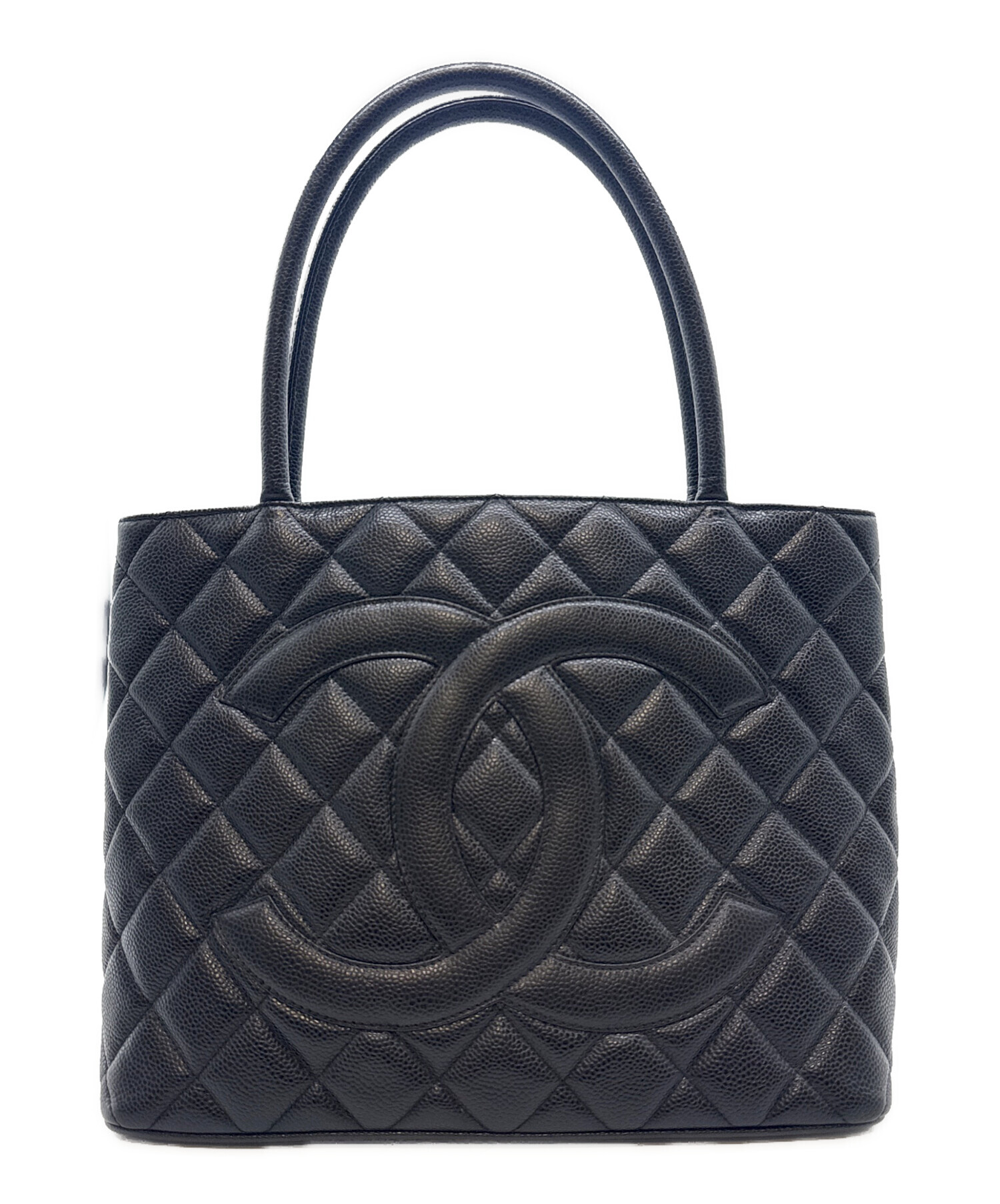 ブ*K様 CHANEL ブラック 復刻トートバッグ マトラッセ 中古・古着通販】CHANEL (シャネル) 復刻トートバッグ/マトラッセ