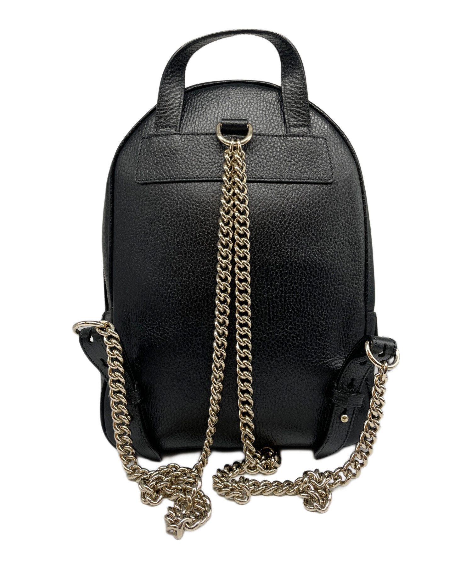 グッチ　シマ　GG　リュック　インターロッキングG チャーム　定価20万　黒 中古・古着通販】GUCCI (グッチ) ソーホー インターロッキングG