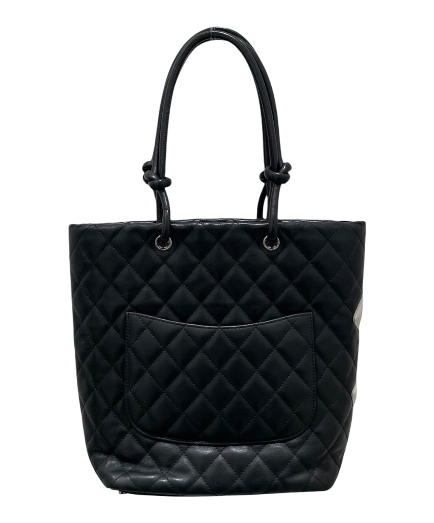 中古・古着通販】CHANEL (シャネル) カンボン トートバッグ ミディアム 