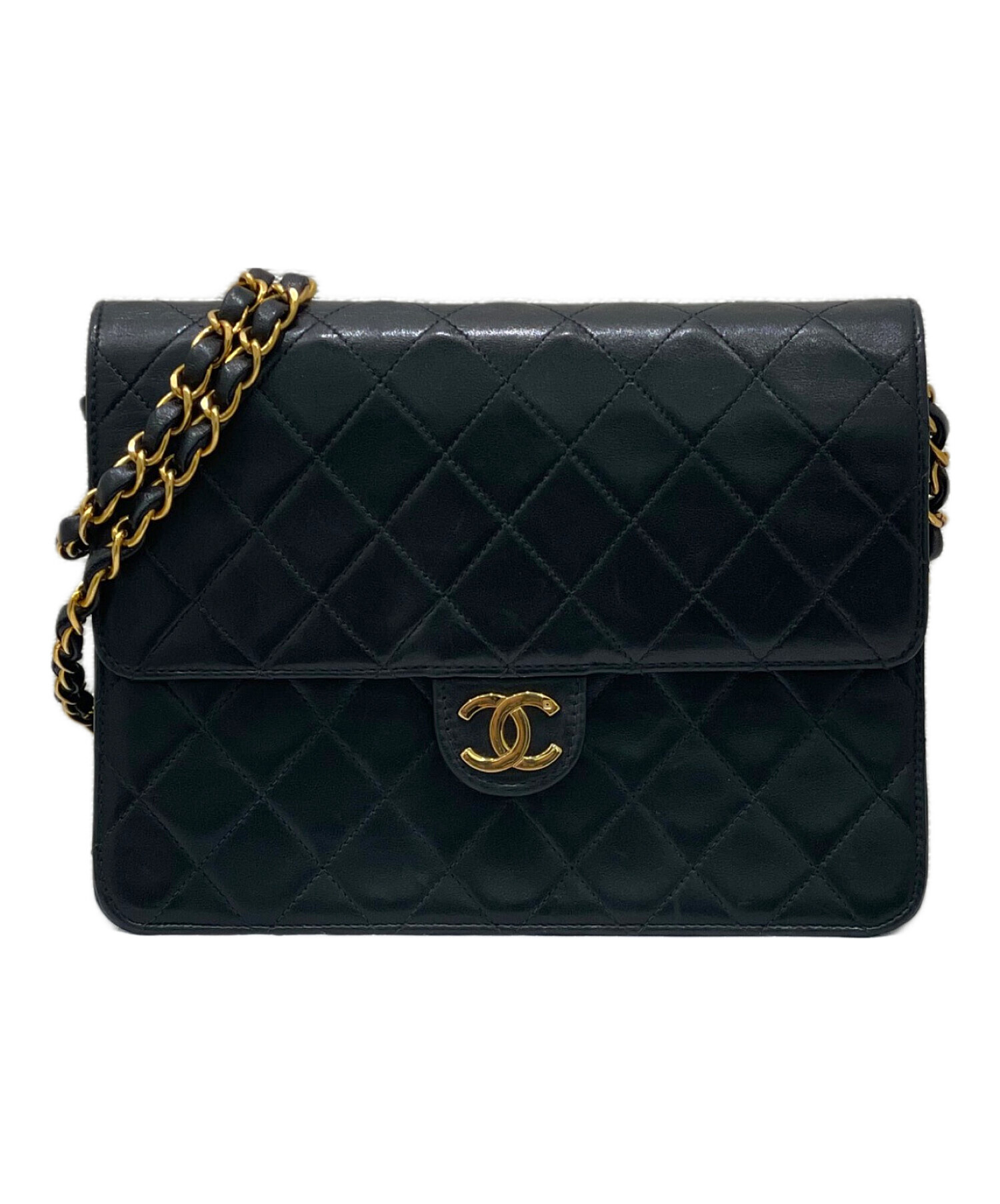 中古・古着通販】CHANEL (シャネル) プッシュロックチェーンショルダー 