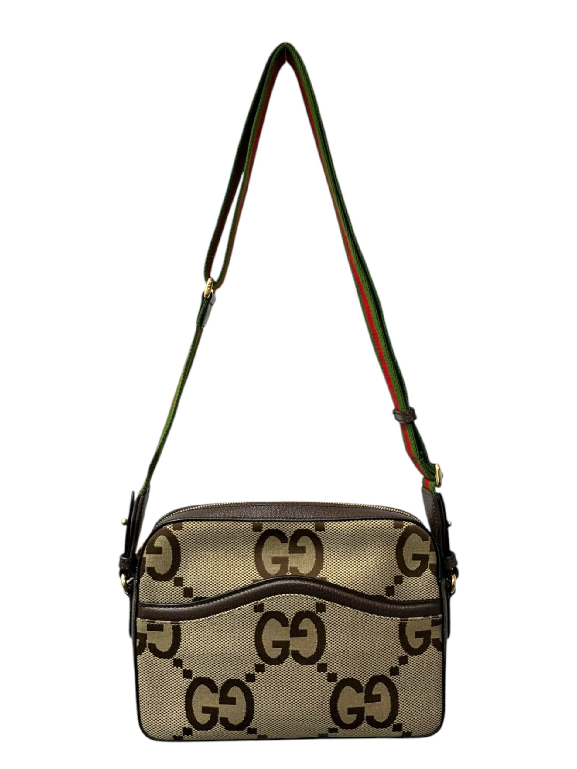 ひで 超美品 廃盤品 箱付 ヴィンテージ GUCCI グッチ GG柄 中古・古着通販】GUCCI (グッチ) GGジャンボ/ショルダーバッグ/675891