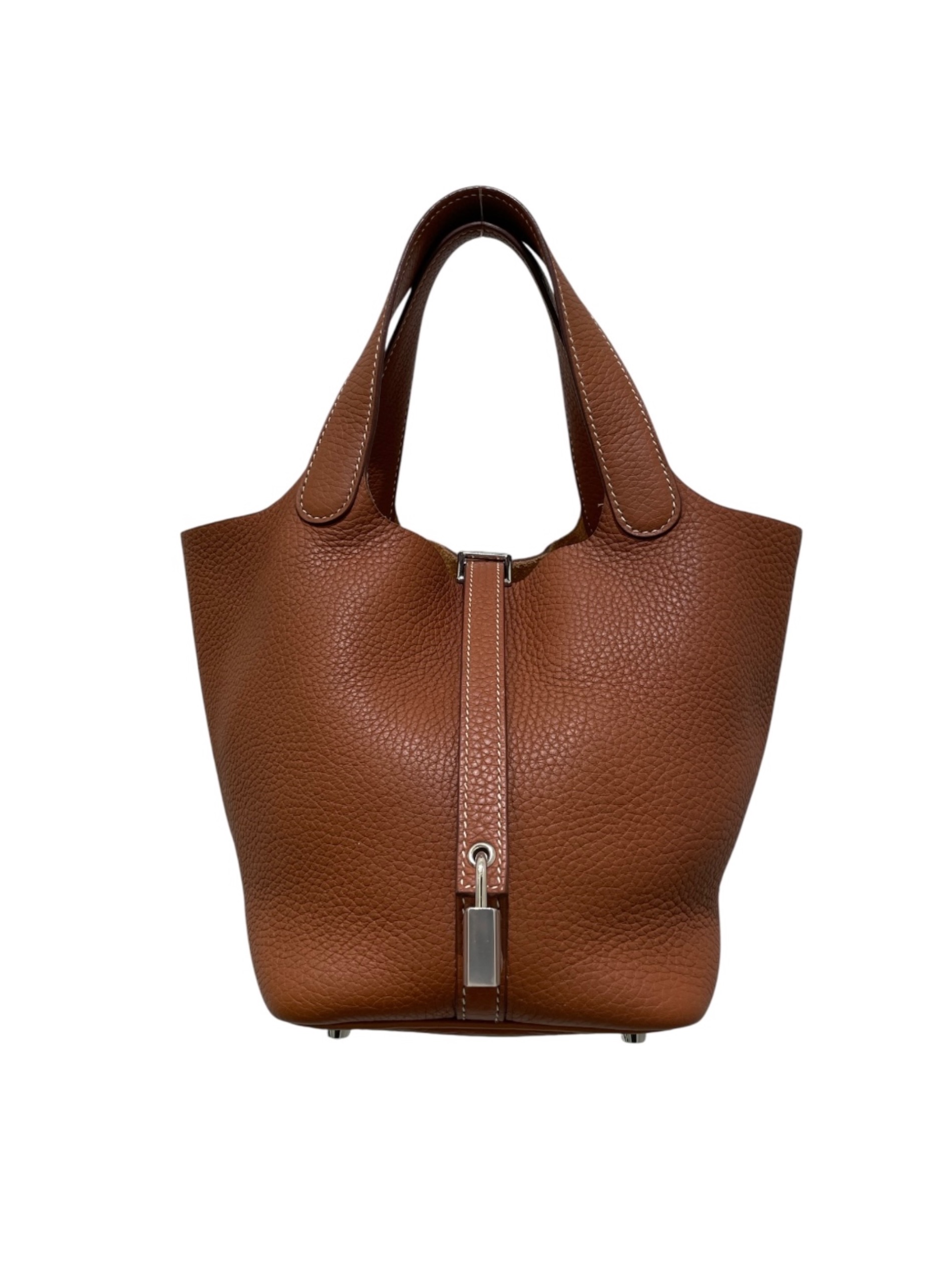 中古・古着通販】HERMES (エルメス) ピコタンロックPM ブラウン系