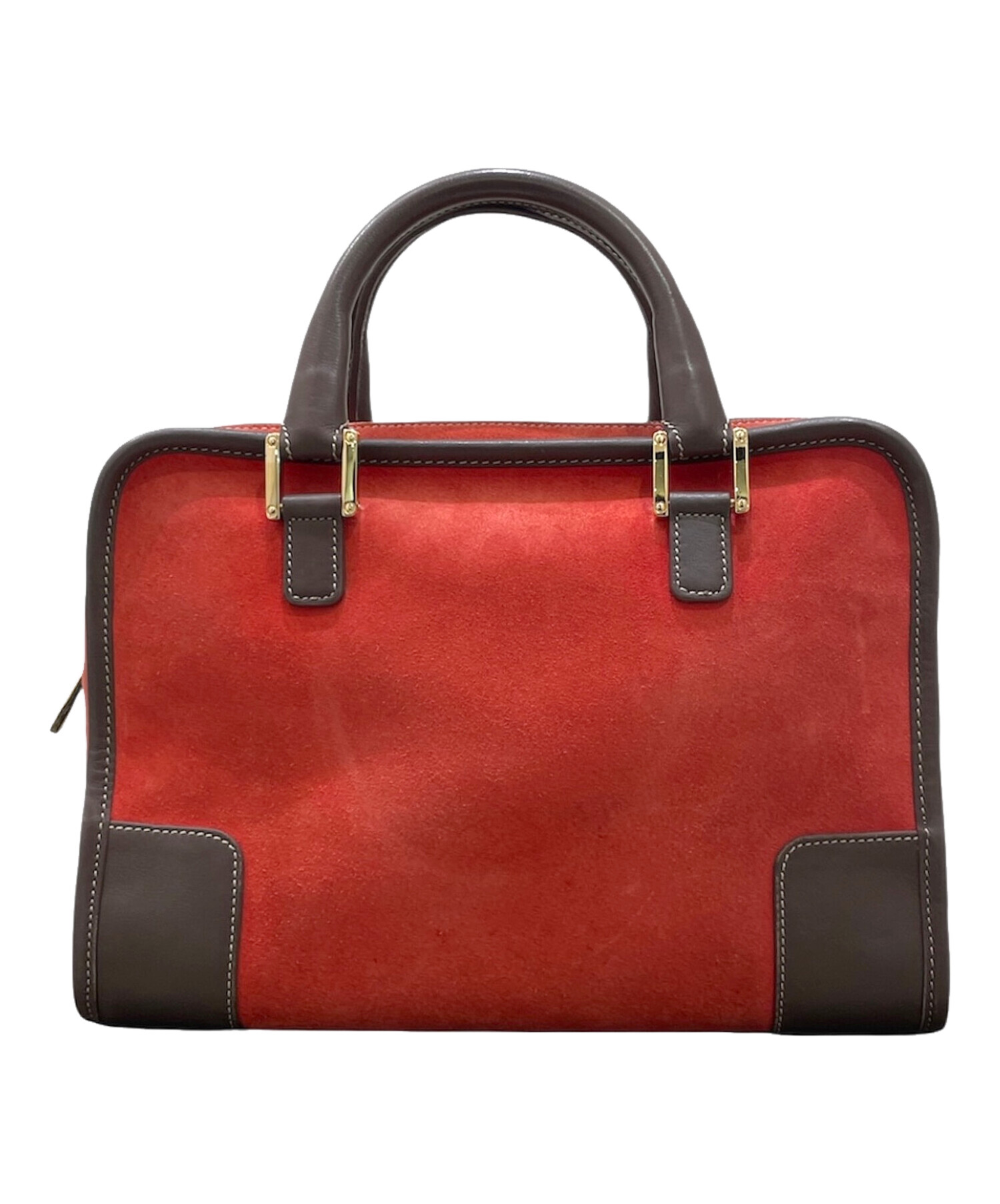 中古・古着通販】LOEWE (ロエベ) アマソナ27 ハンドバッグ ピンク