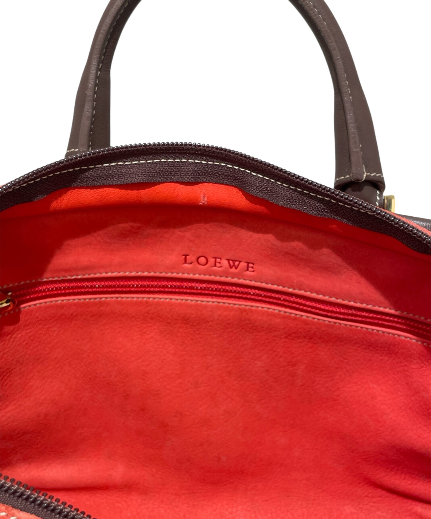 中古・古着通販】LOEWE (ロエベ) アマソナ27 ハンドバッグ ピンク