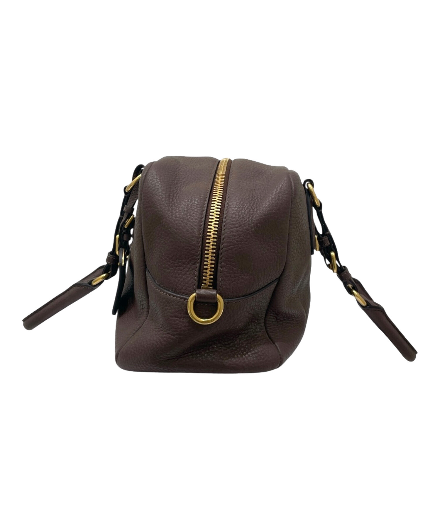 中古・古着通販】PRADA (プラダ) ミニボストンバッグ ブラウン