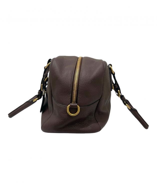 中古・古着通販】PRADA (プラダ) ミニボストンバッグ ブラウン