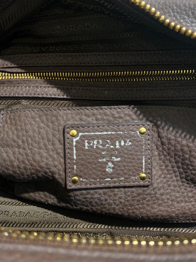中古・古着通販】PRADA (プラダ) ミニボストンバッグ ブラウン