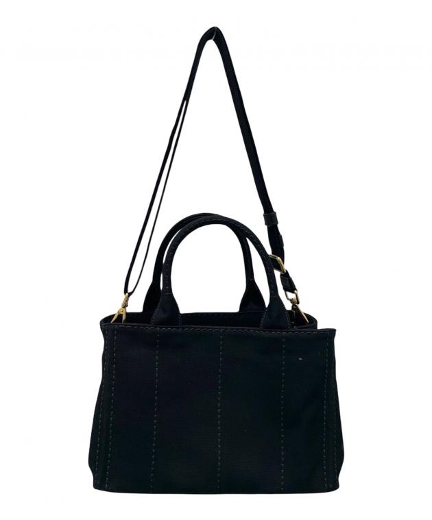 中古・古着通販】PRADA (プラダ) カナパ ショルダーバッグ ブラック