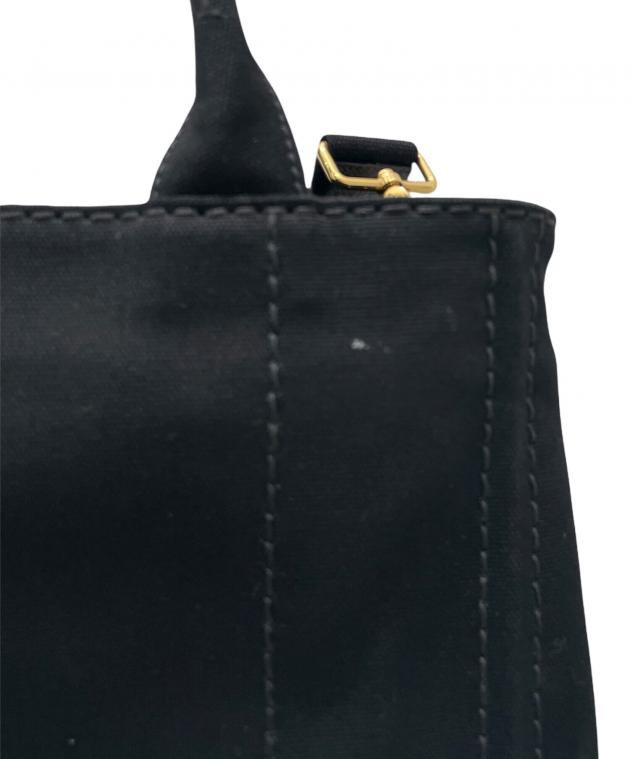 中古・古着通販】PRADA (プラダ) カナパ ショルダーバッグ ブラック