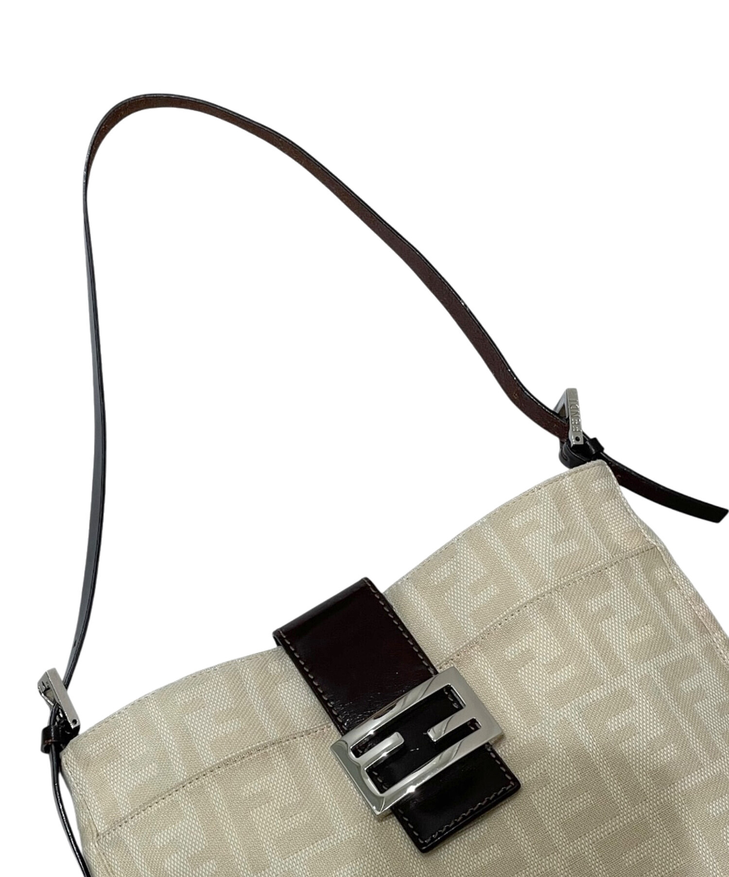 中古・古着通販】FENDI (フェンディ) ズッカ柄 セミショルダーバッグ 