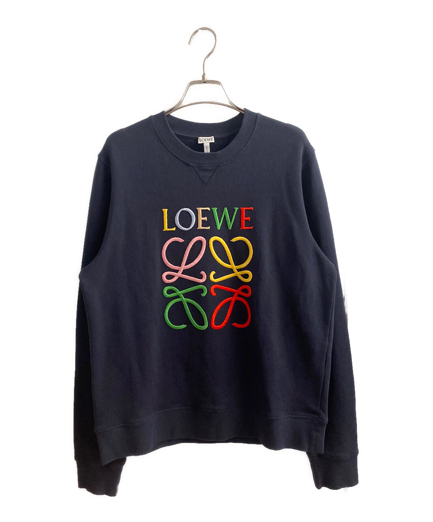 中古・古着通販】LOEWE (ロエベ) アナグラムスウェット ネイビー