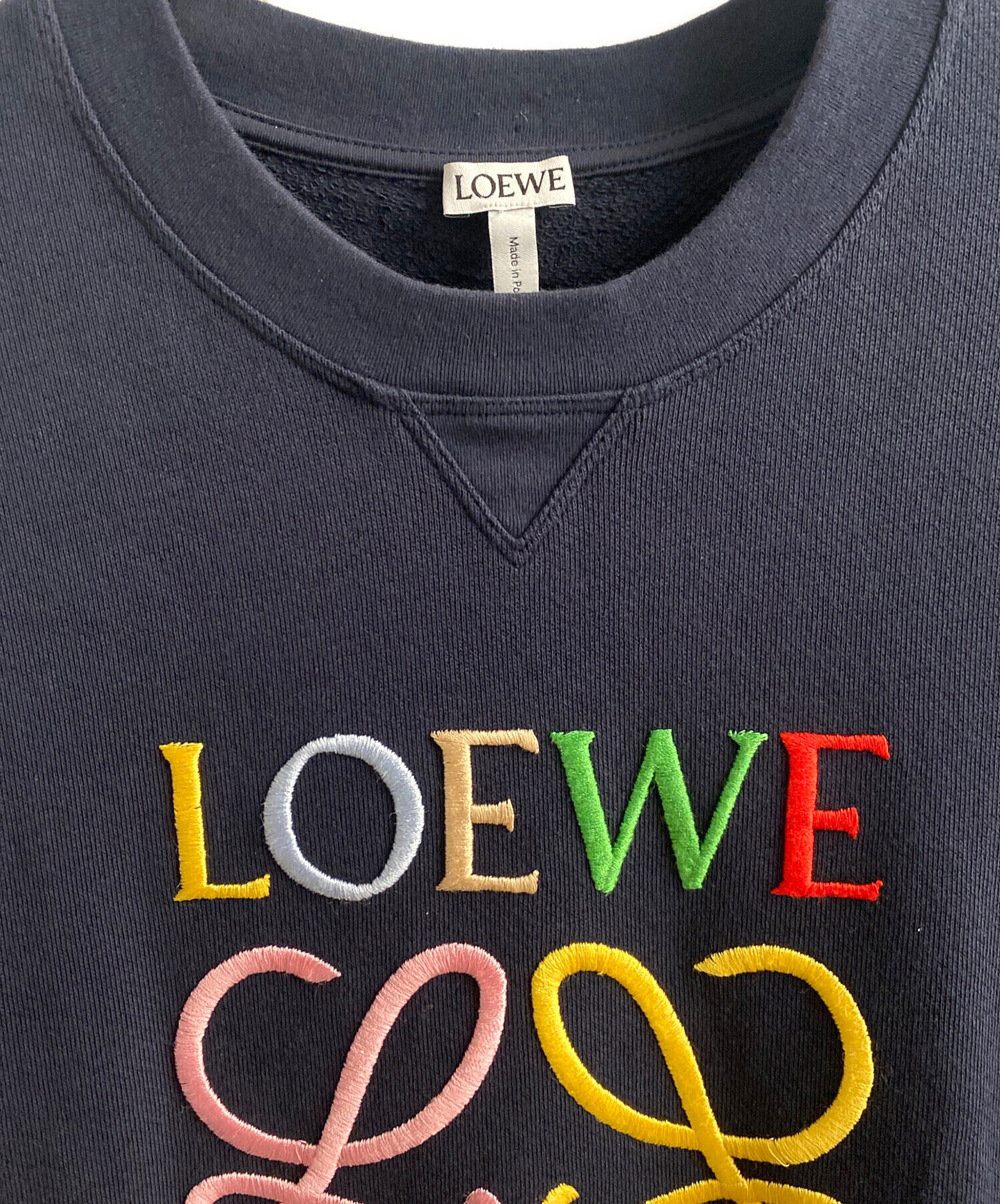 中古・古着通販】LOEWE (ロエベ) アナグラムスウェット ネイビー