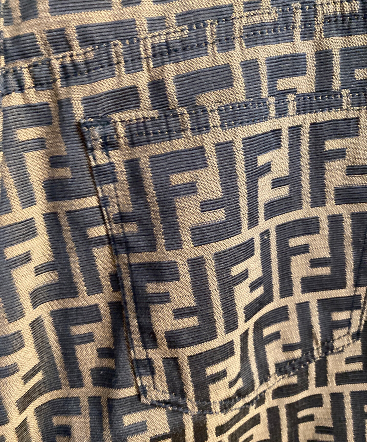 中古・古着通販】FENDI (フェンディ) ズッカ柄ジャガード パンツ