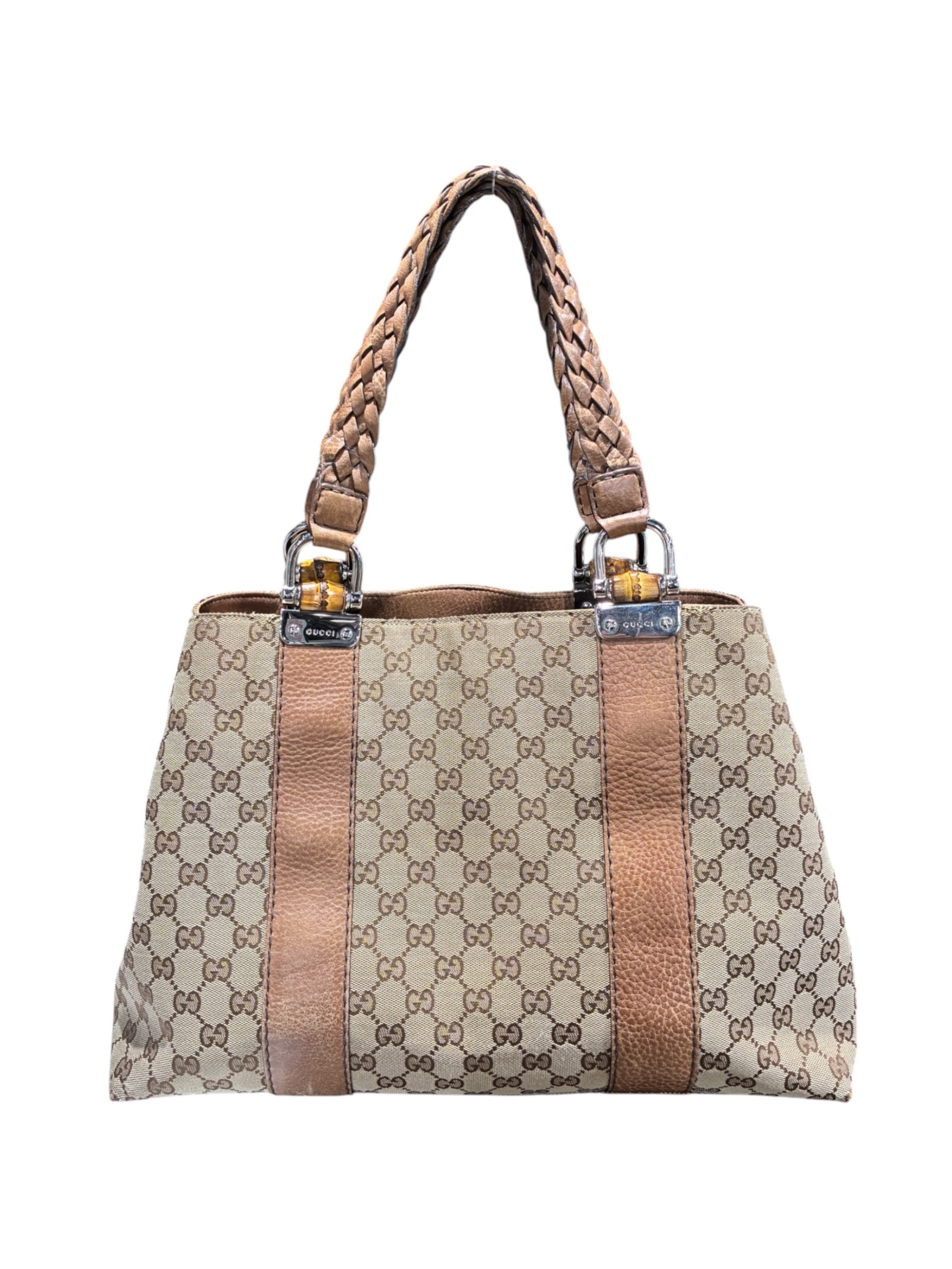 中古・古着通販】GUCCI (グッチ) ハンドバッグ/232947 ベージュ