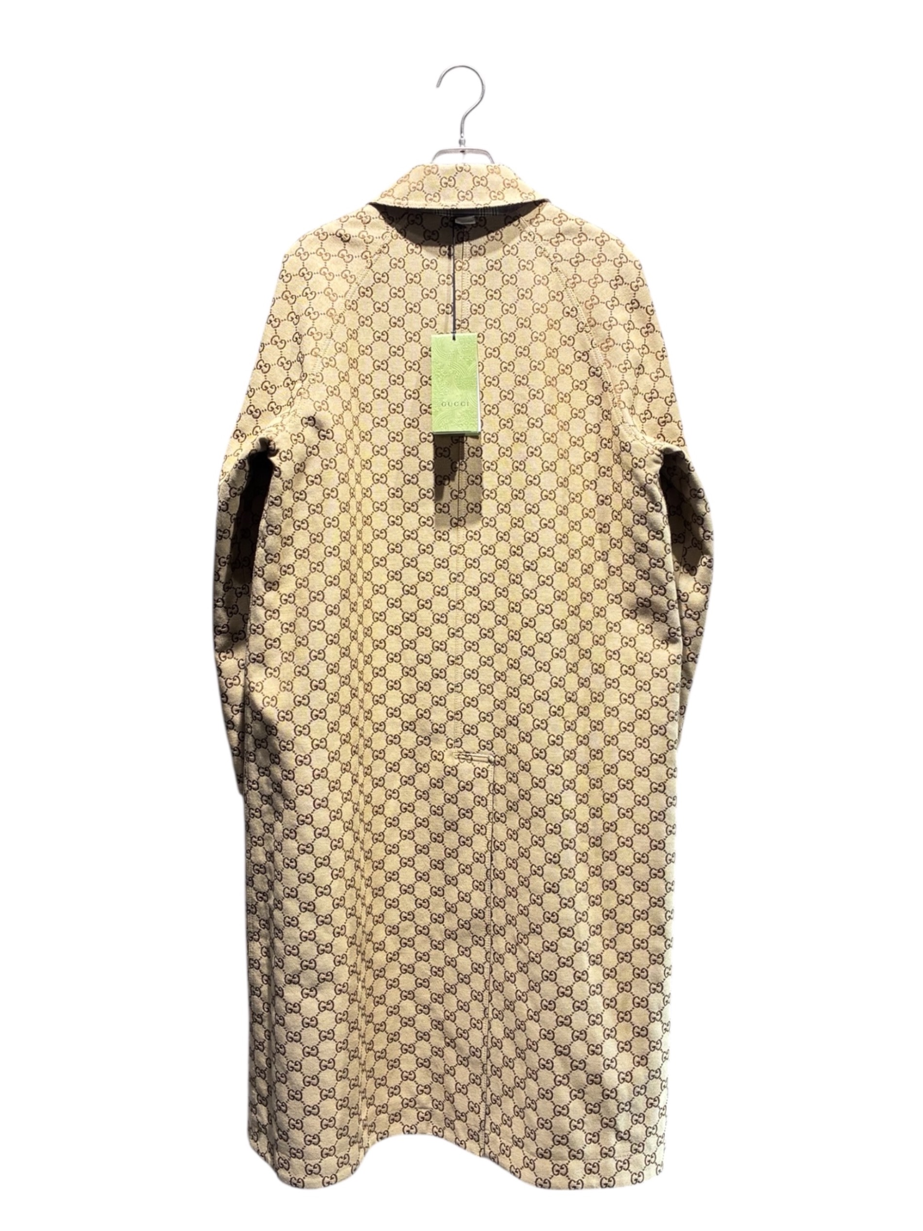 中古・古着通販】GUCCI (グッチ) GGリバーシブルコート ベージュ