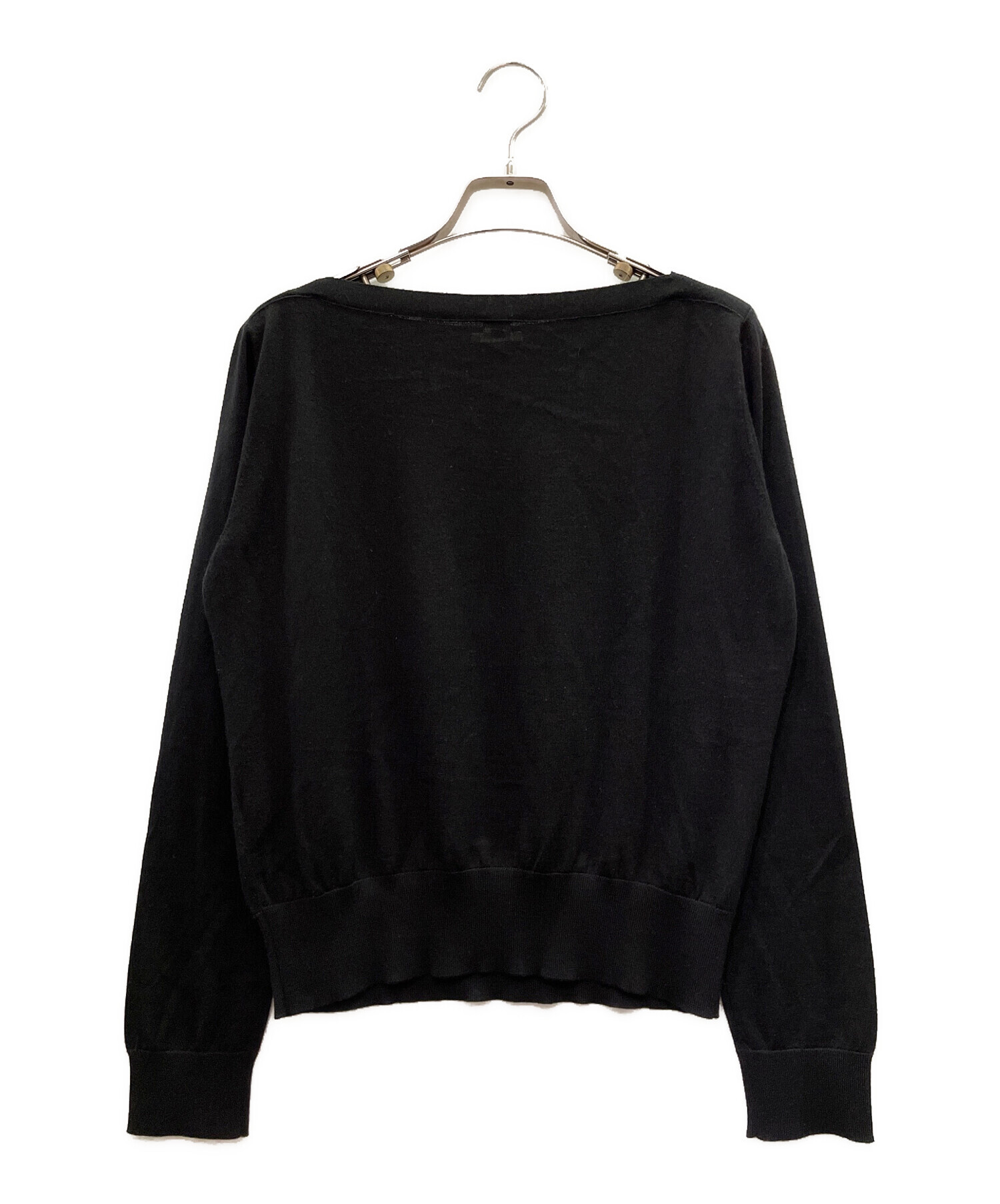 中古・古着通販】HERMES (エルメス) シェーヌダンクルニット ブラック