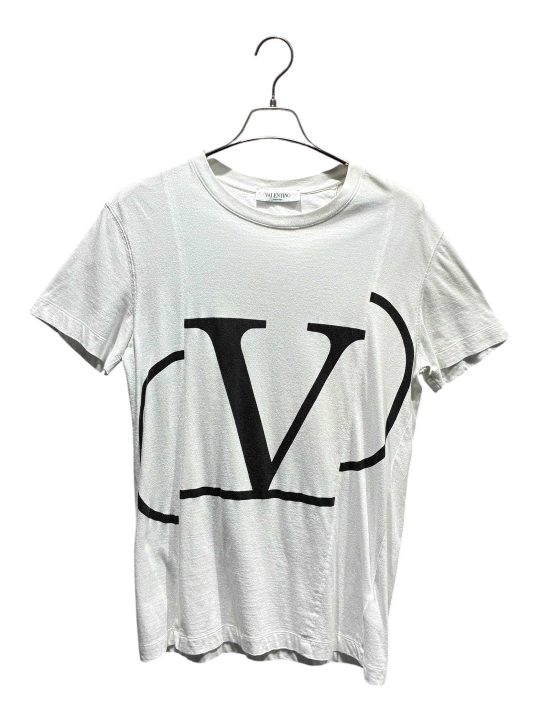 中古・古着通販】VALENTINO (ヴァレンティノ) ロゴTシャツ ホワイト