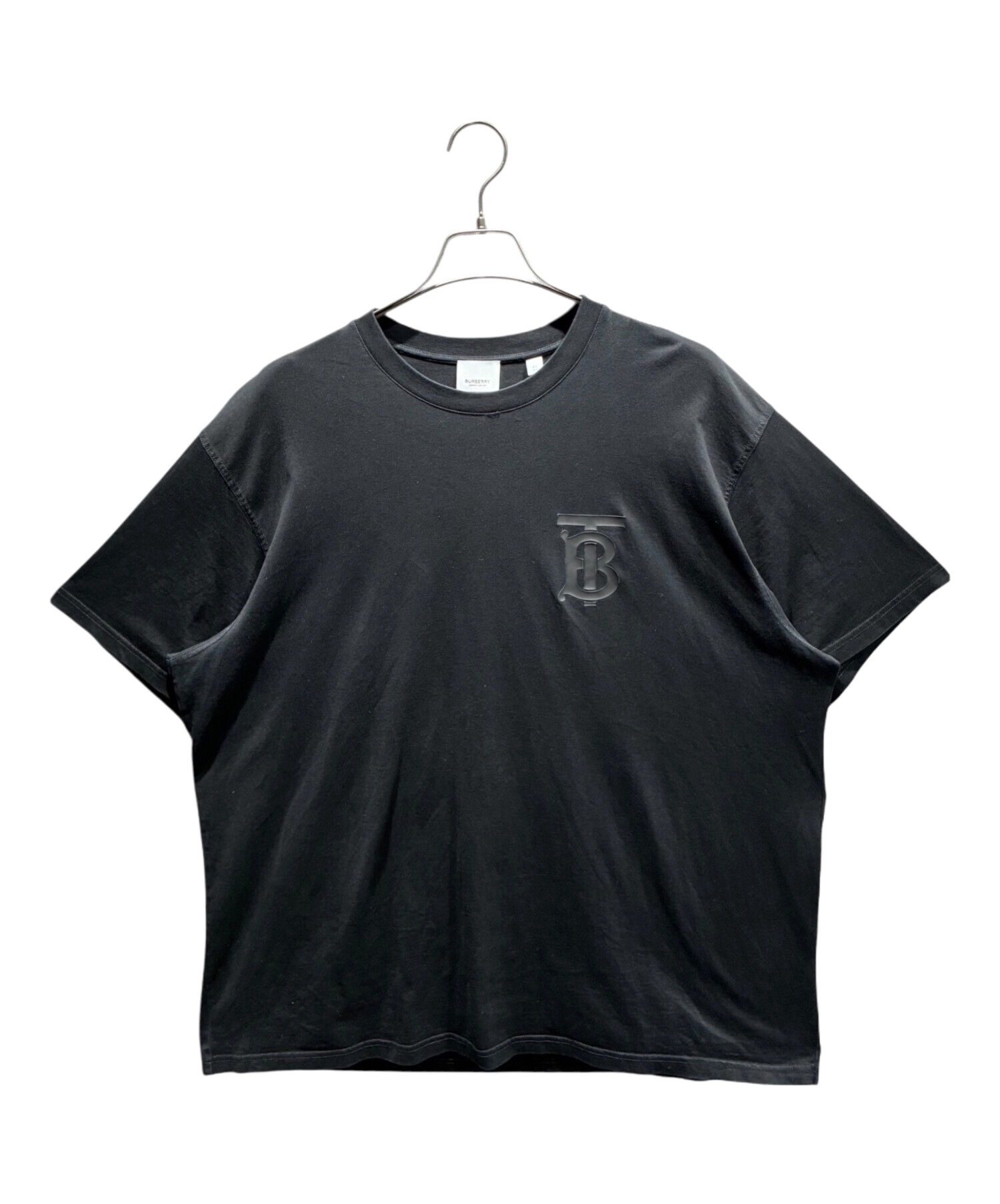 美品‼️BURBERRY TBロゴ Tシャツ ブラック Mサイズ 中古・古着通販】BURBERRY (バーバリー) TBロゴTシャツ ブラック