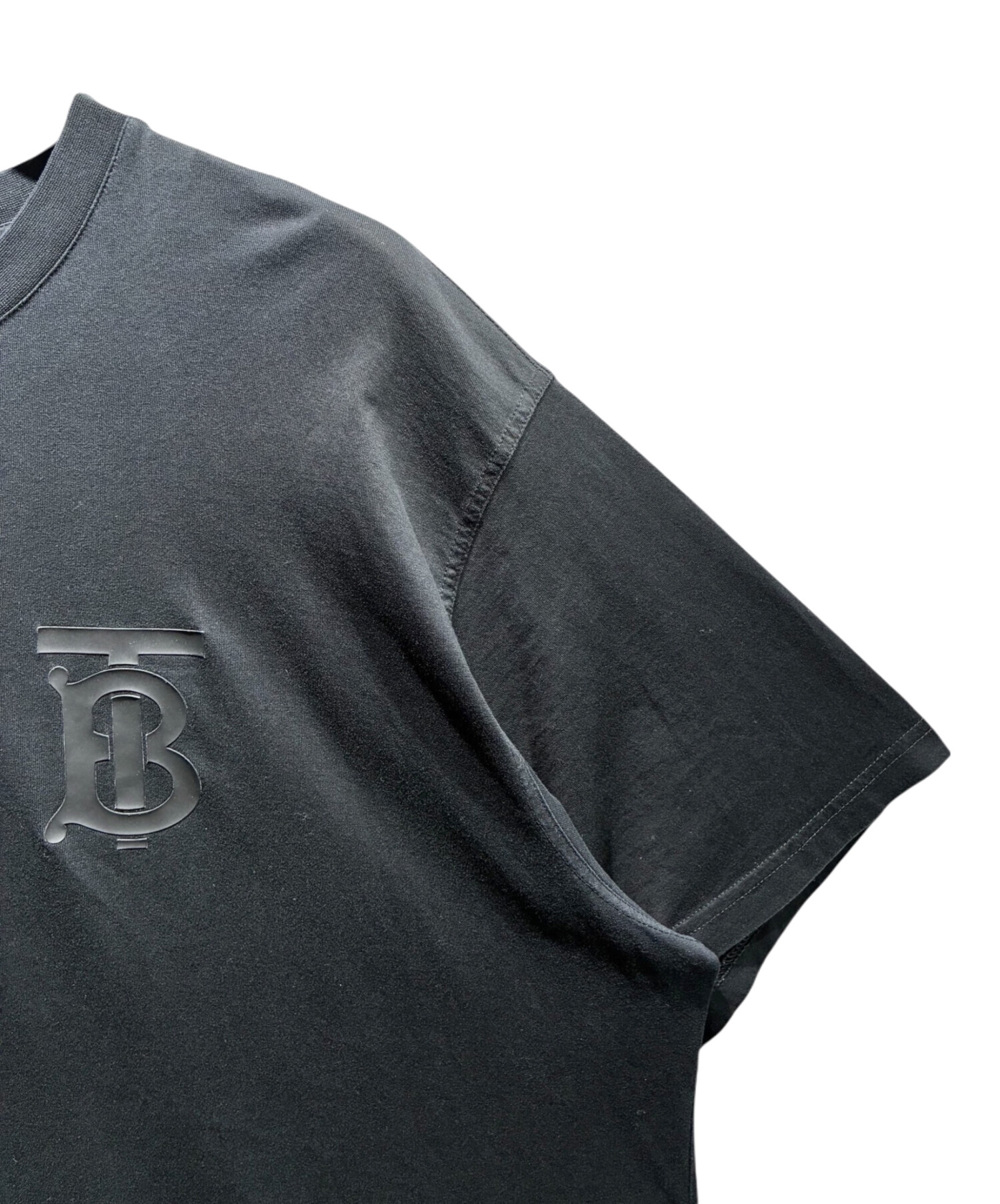 中古・古着通販】BURBERRY (バーバリー) TBロゴTシャツ ブラック