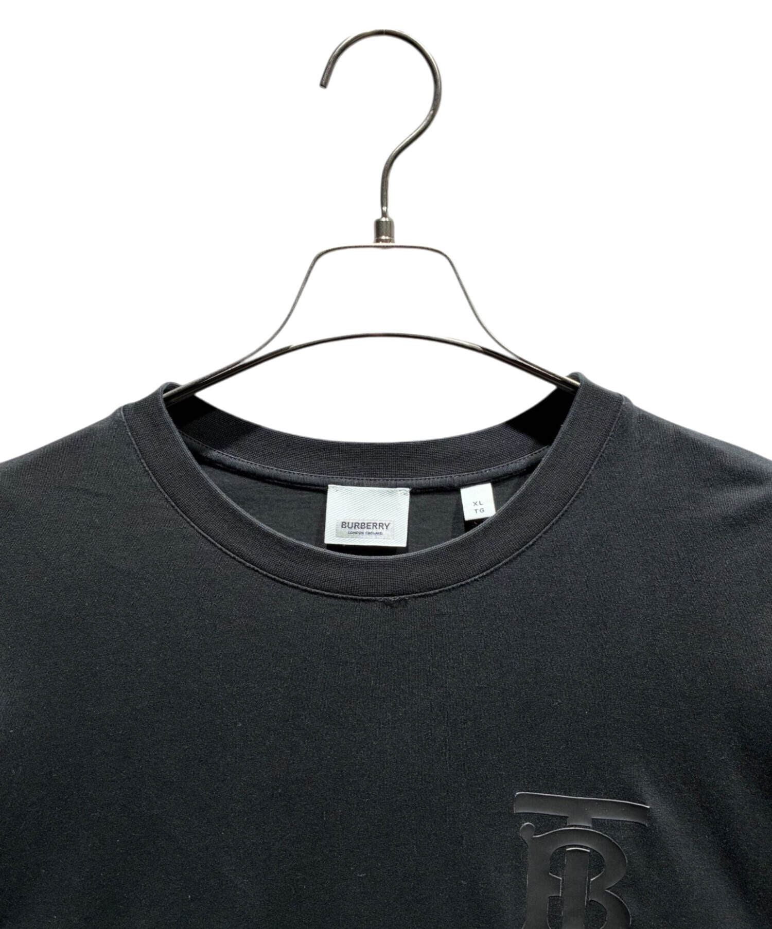 中古・古着通販】BURBERRY (バーバリー) TBロゴTシャツ ブラック