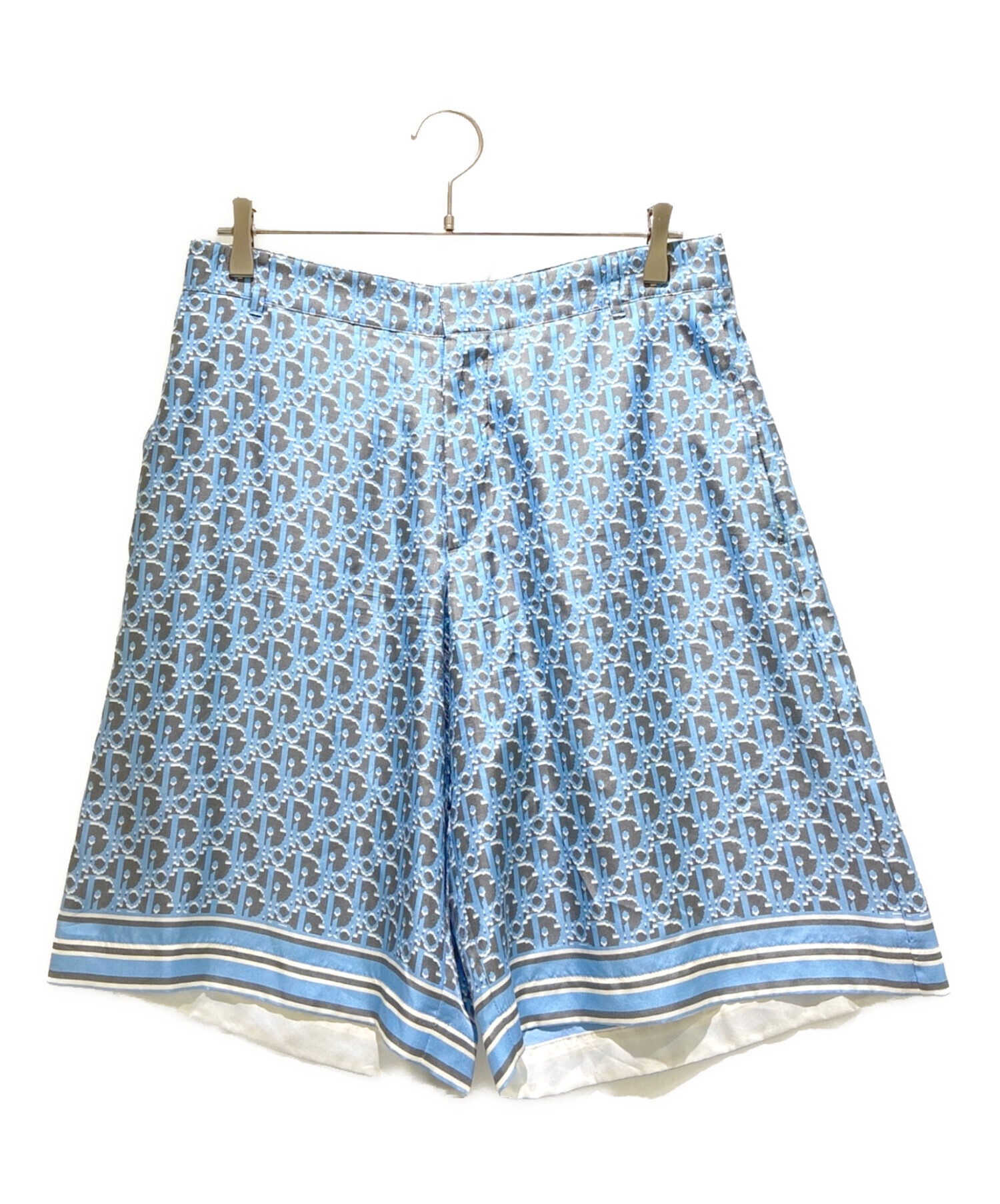 christian dior ハーフパンツ オブリーク トロッター シルク 中古・古着通販】Dior (ディオール) Oblique Silk Shorts/オブリーク