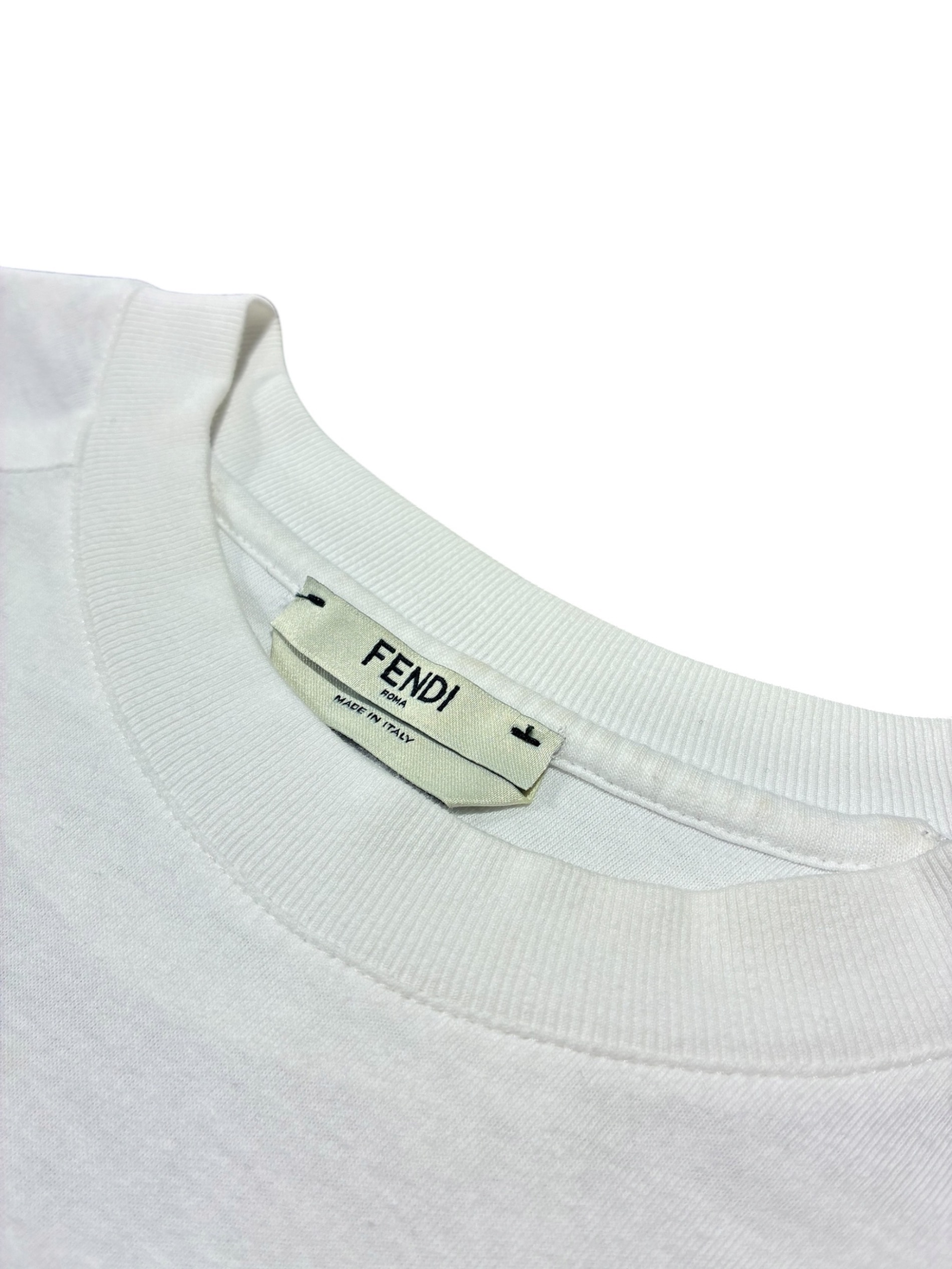 中古・古着通販】FENDI (フェンディ) FILA (フィラ) ロゴTシャツ