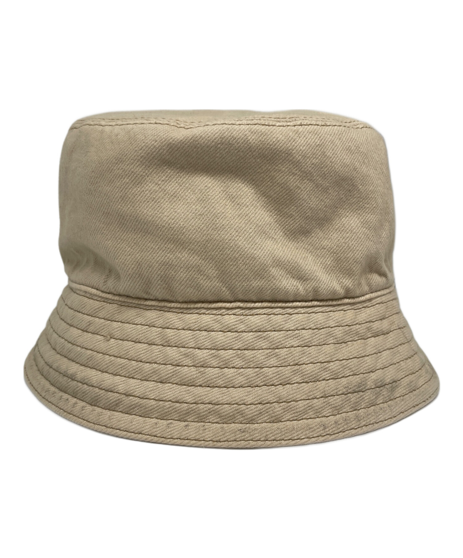 中古・古着通販】PRADA (プラダ) ロゴプレートバケットハット ベージュ