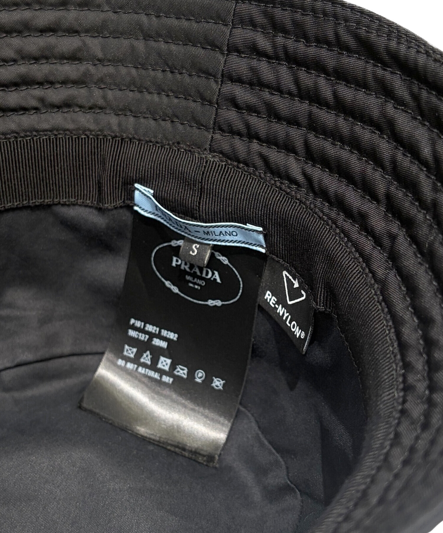中古・古着通販】PRADA (プラダ) Re-Nylon Bucket Hat/ナイロン