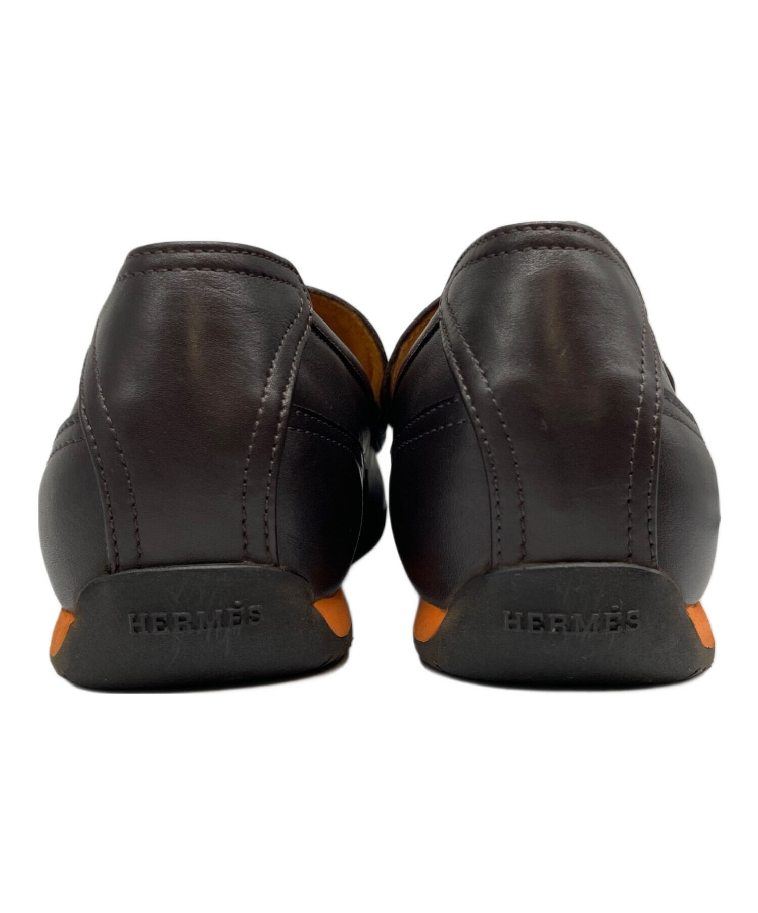 中古・古着通販】HERMES (エルメス) ローファー ブラック サイズ:41 1