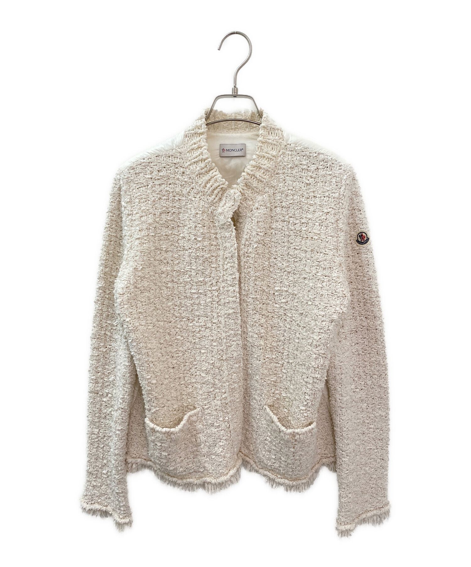 中古・古着通販】MONCLER (モンクレール) ツイード切替ダウン 