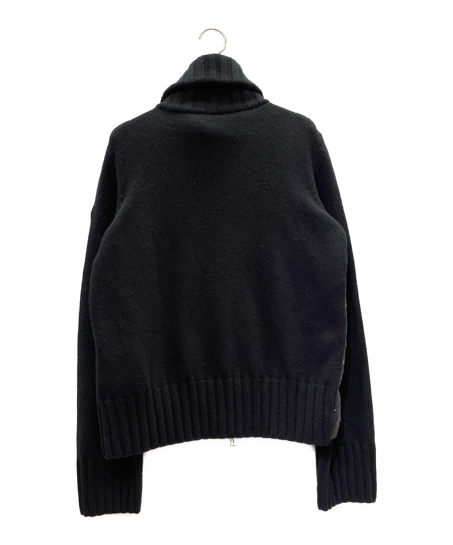 中古・古着通販】MONCLER (モンクレール) ニット切替ダウンジャケット 