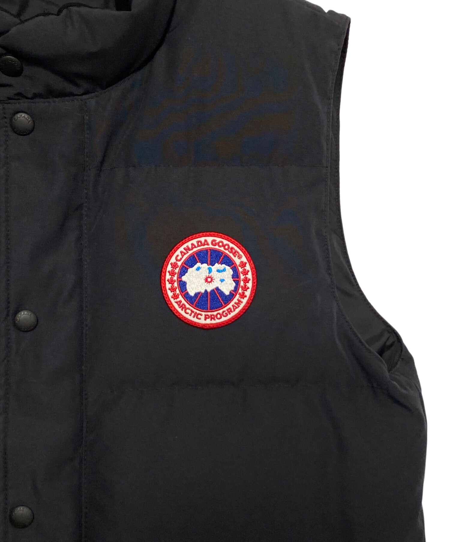 中古・古着通販】CANADA GOOSE (カナダグース) ダウンベスト ネイビー 