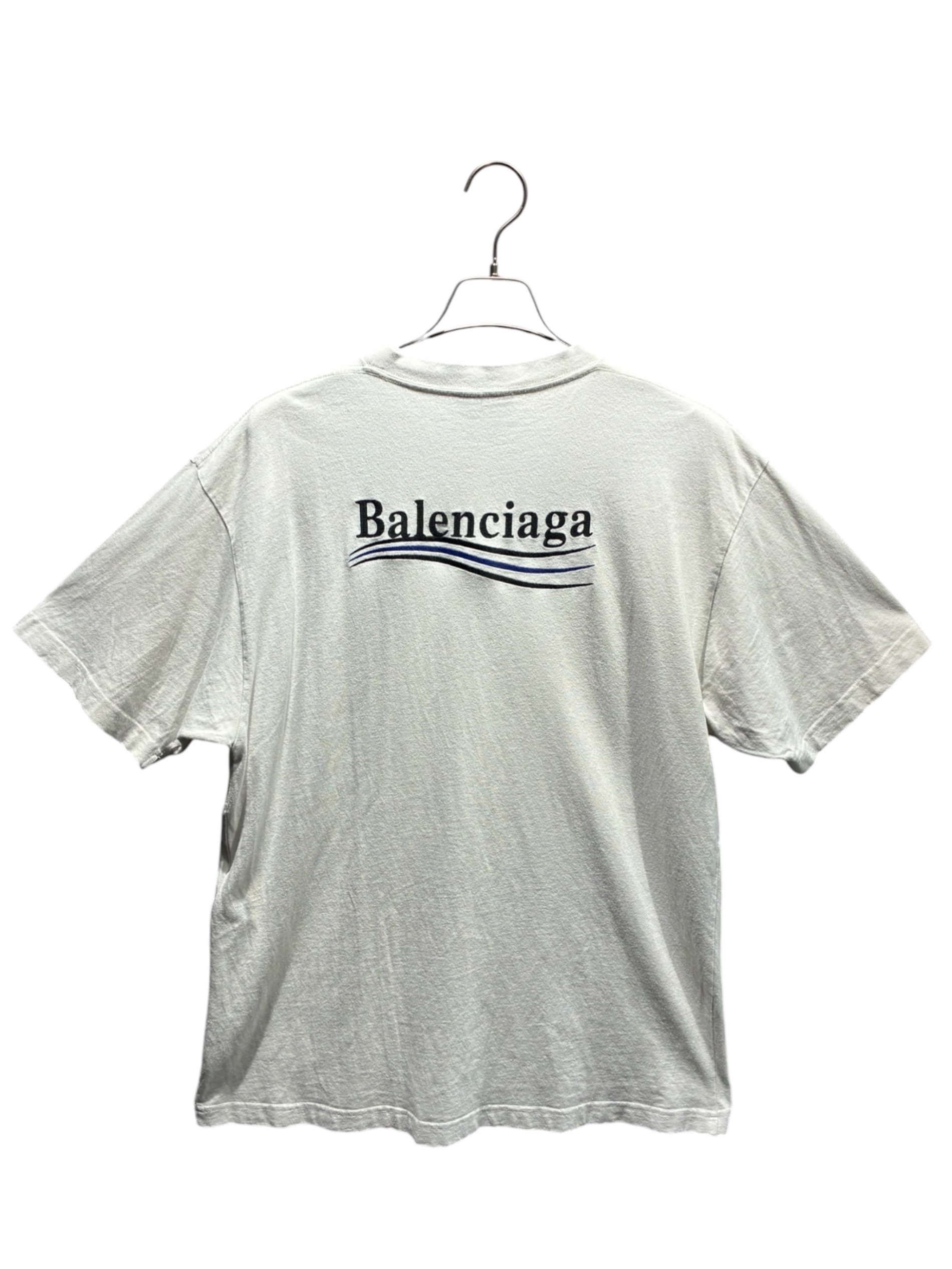 BALENCIAGA キャンペーンロゴTシャツ 中古・古着通販】BALENCIAGA (バレンシアガ) キャンペーンロゴTシャツ