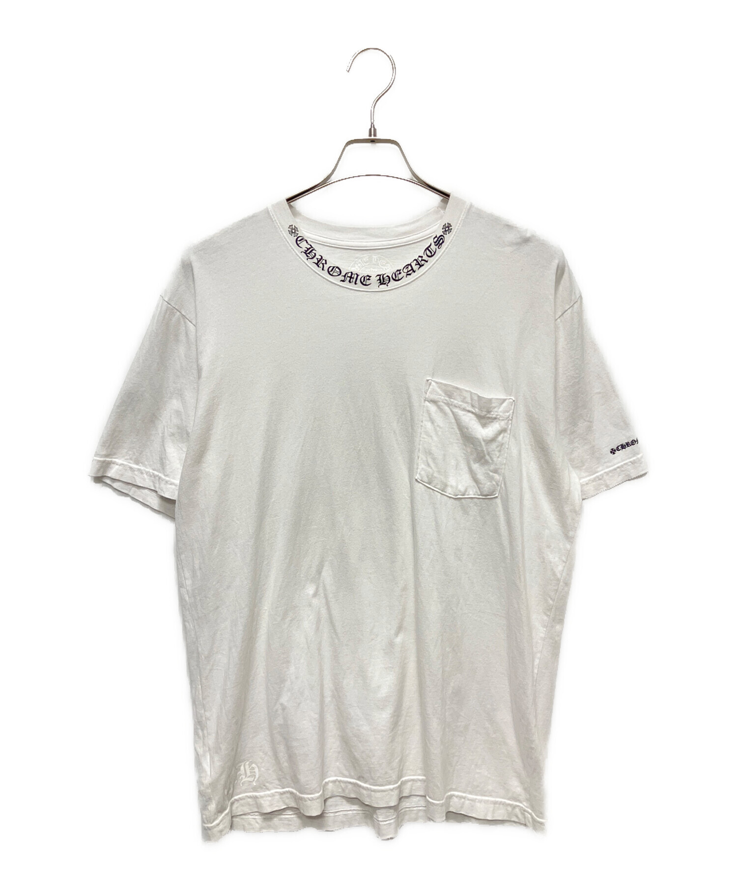 中古・古着通販】CHROME HEARTS (クロムハーツ) ネックロゴポケットT 