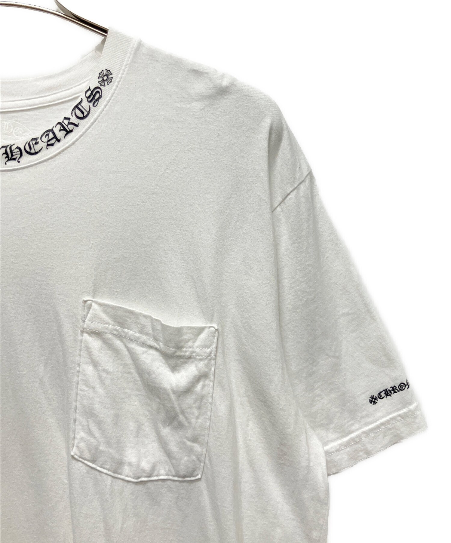 中古・古着通販】CHROME HEARTS (クロムハーツ) ネックロゴポケットT 