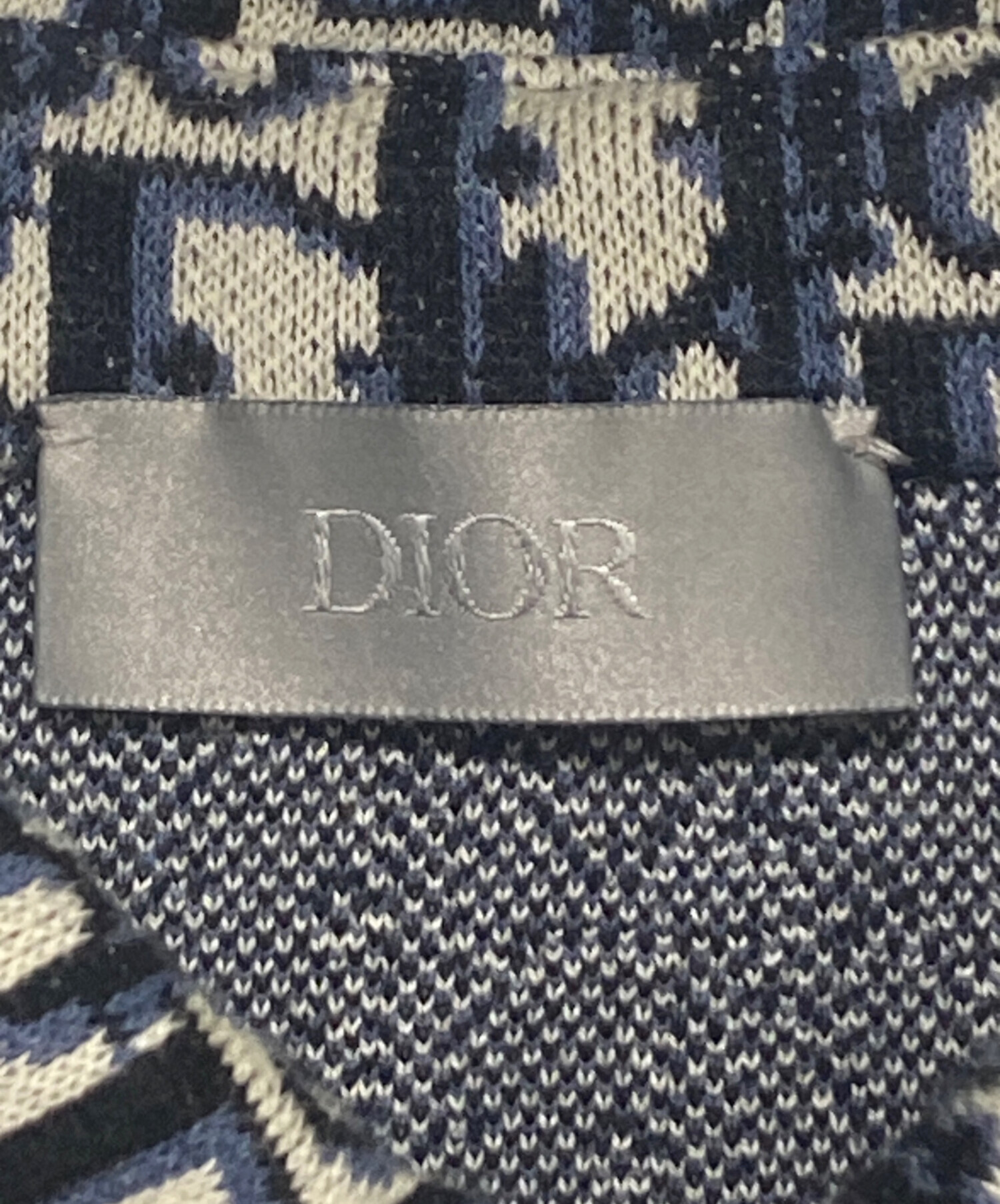 中古・古着通販】Dior (ディオール) オブリークシャツ ネイビー サイズ 