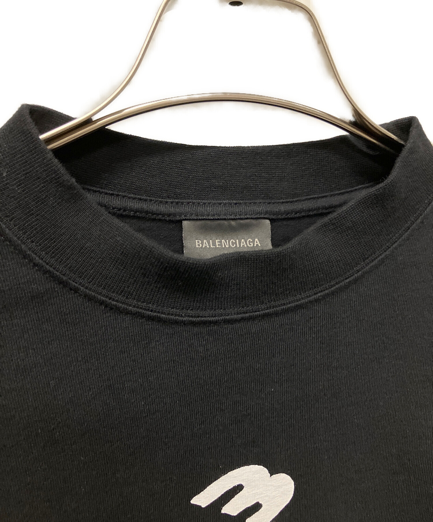 中古・古着通販】BALENCIAGA (バレンシアガ) ロゴレイヤードTシャツ