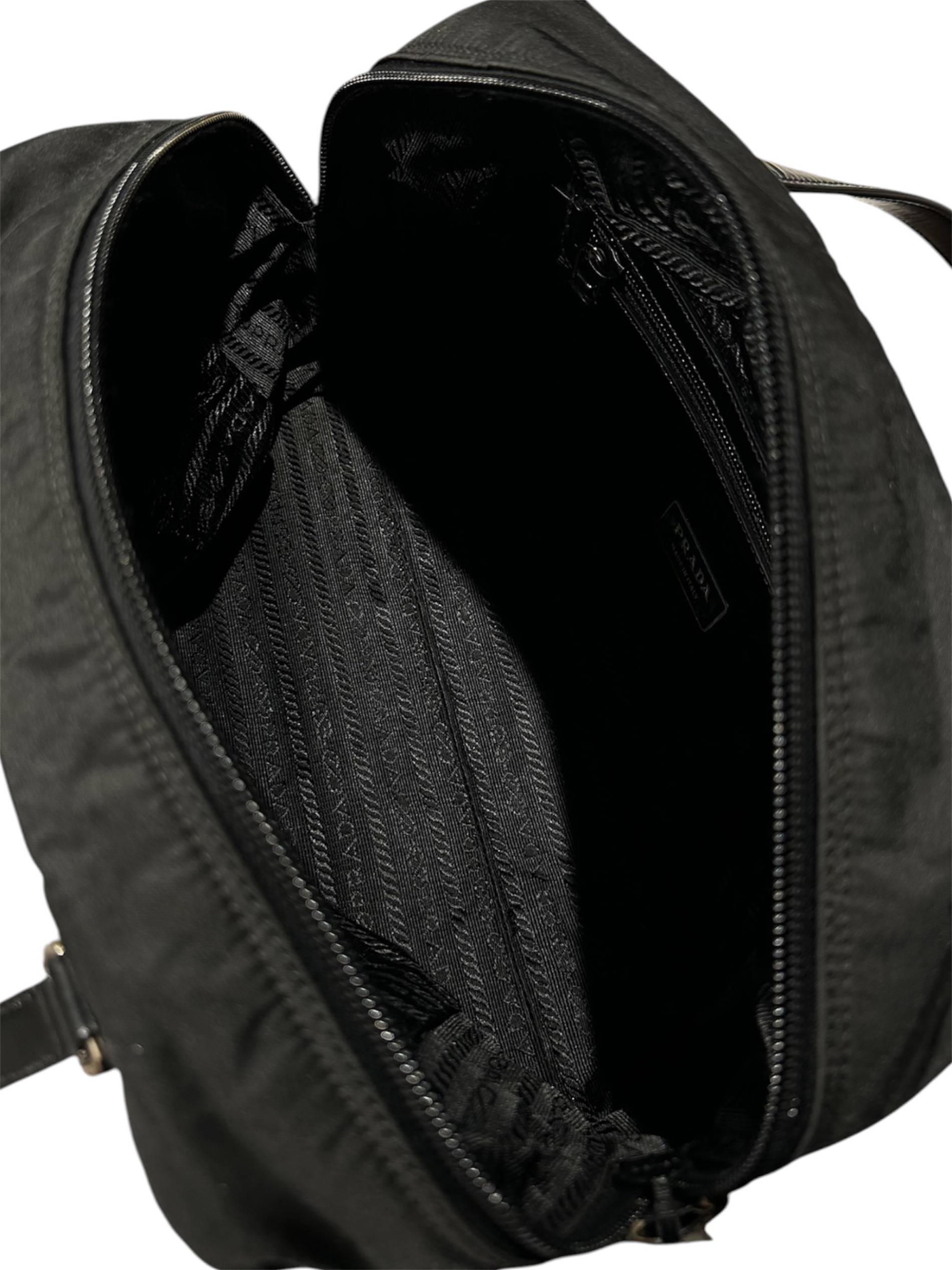 PRADAプラダナイロンボストンバッグ90sVELA 黒ギャランティカード有 PRADA（プラダ） ボストンバッグ NYLON TRAVEL BAG ブラック メンズ