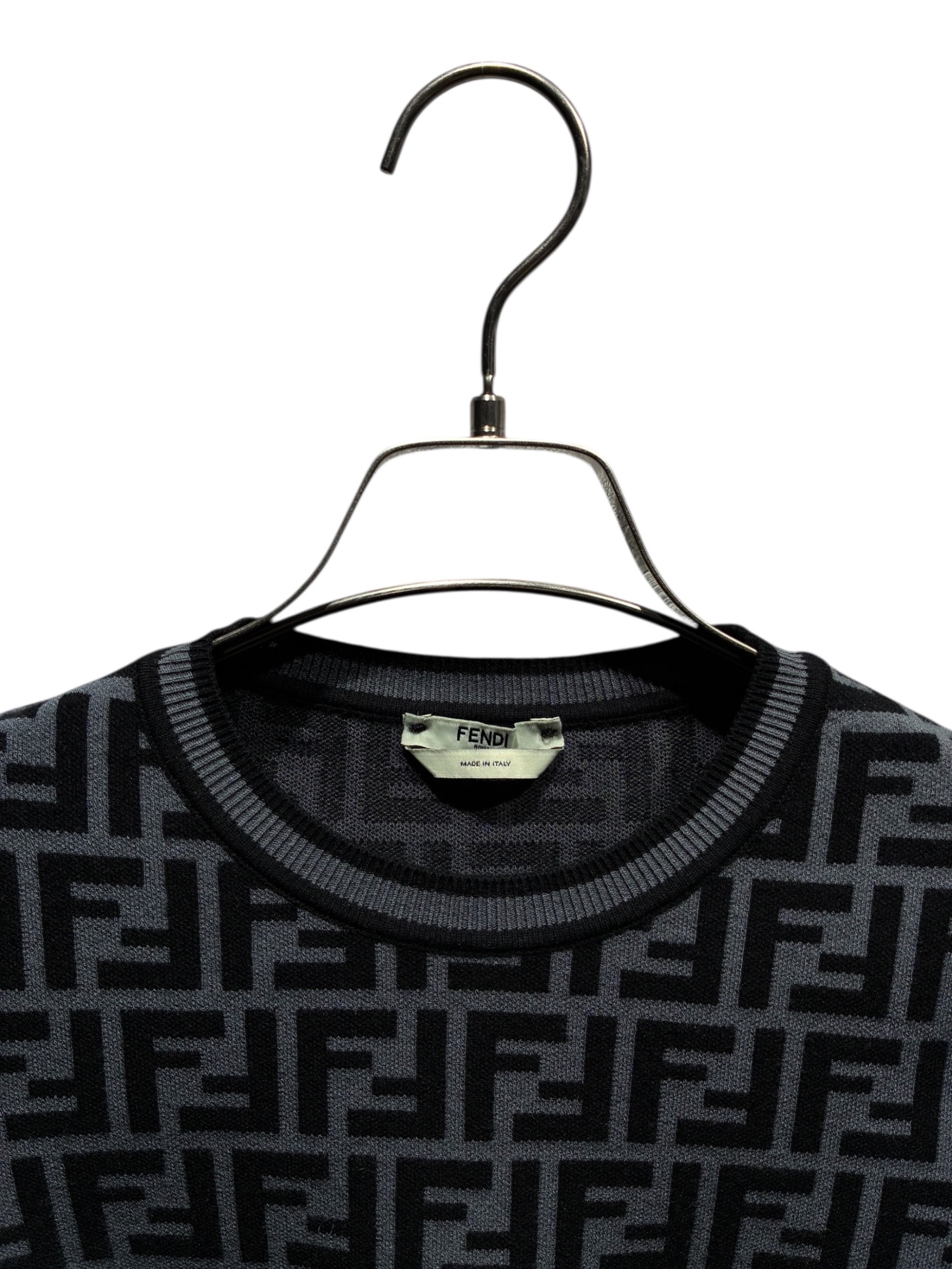 中古・古着通販】FENDI (フェンディ) ズッカニット グレー サイズ:36 